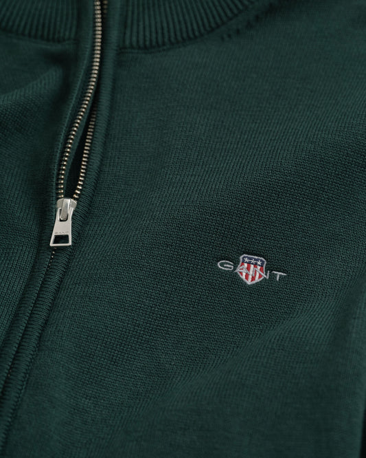 Gilet zippé en coton décontracté