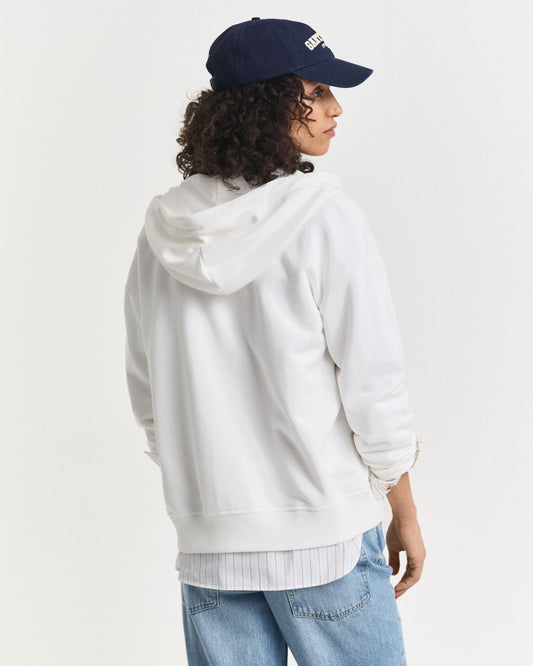 Kapuzenjacke mit Schild-Logo