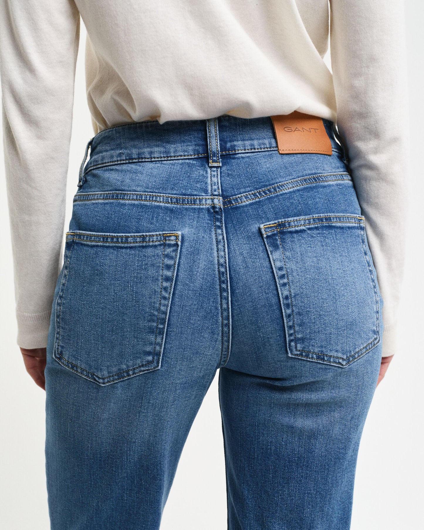 Slim Fit Schlagjeans