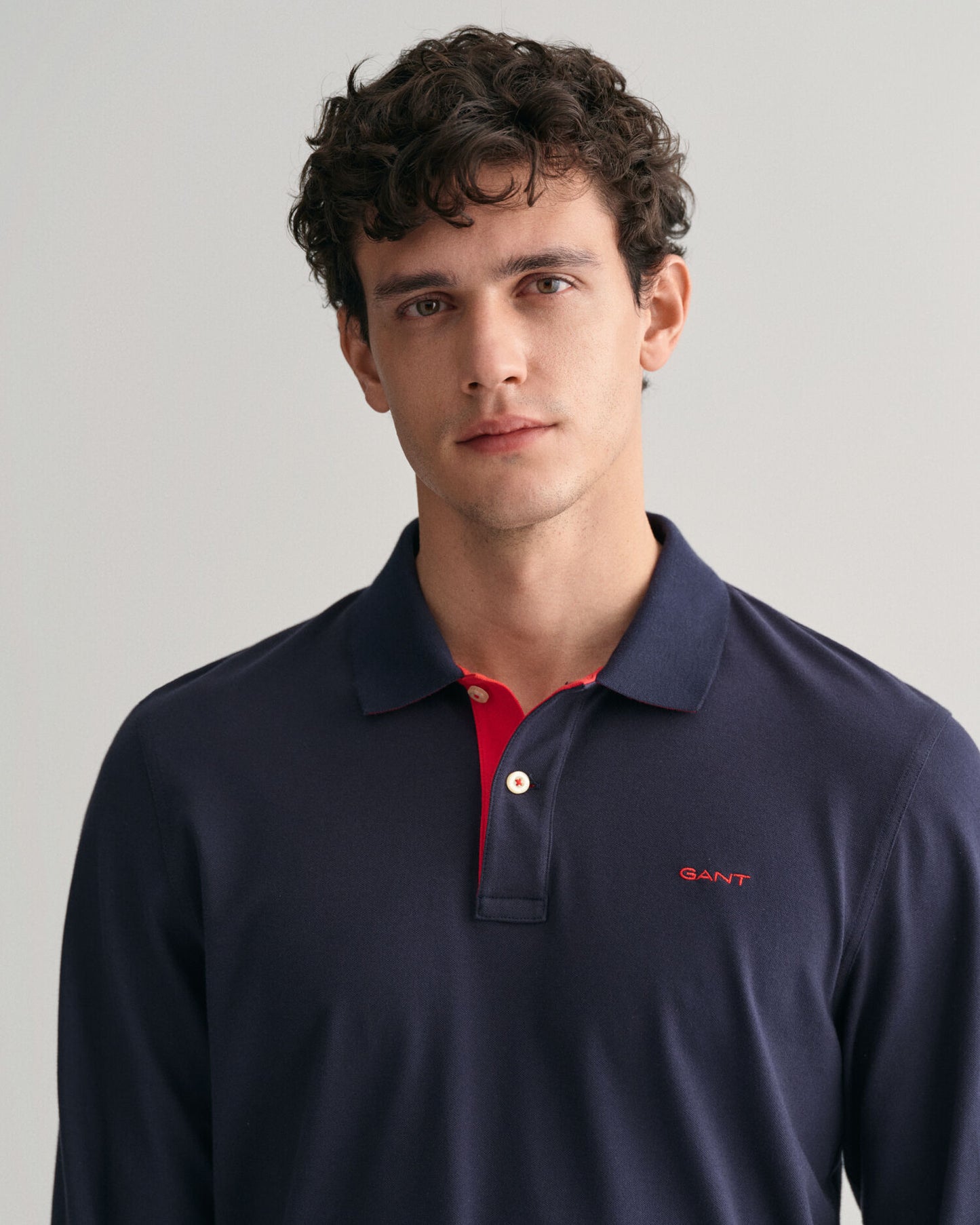 Polo piqué contrasté