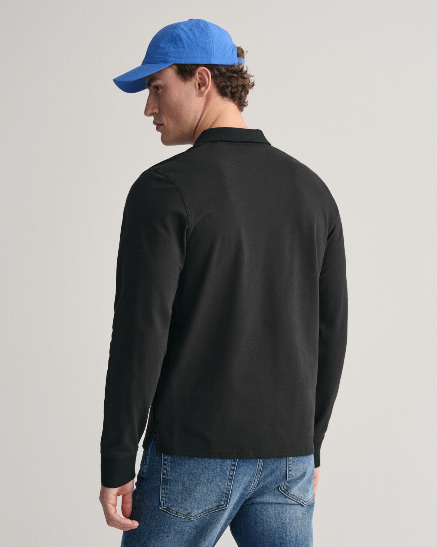 Kontrast-Piqué-Rugby-Polohemd