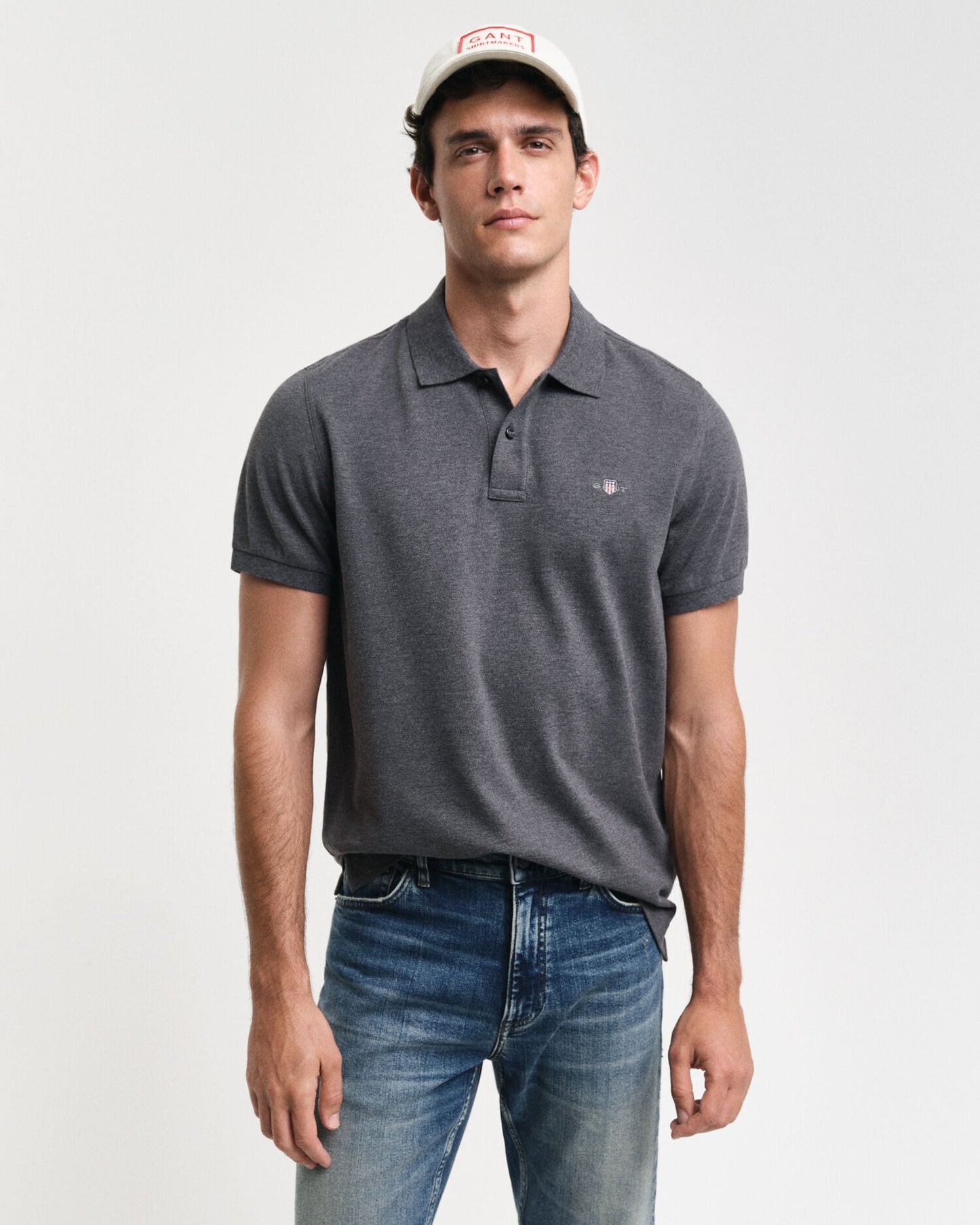 Regular Fit Shield Pique Polo Shirt