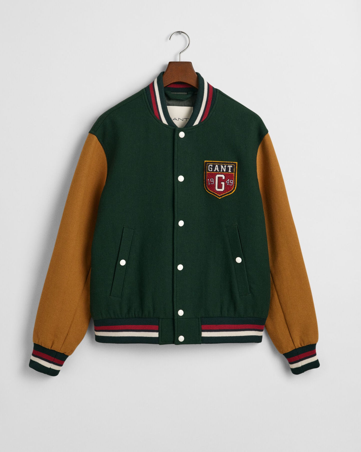 Veste Teddy en mélange de laine