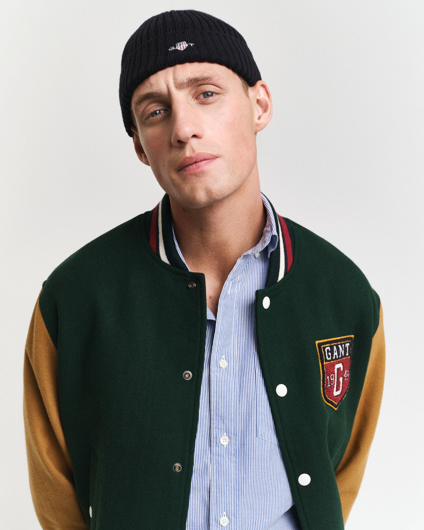 Veste Teddy en mélange de laine