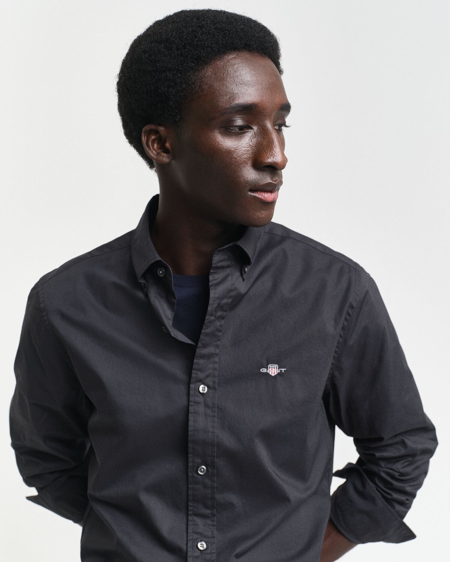 Chemise Classique Slim en Popeline