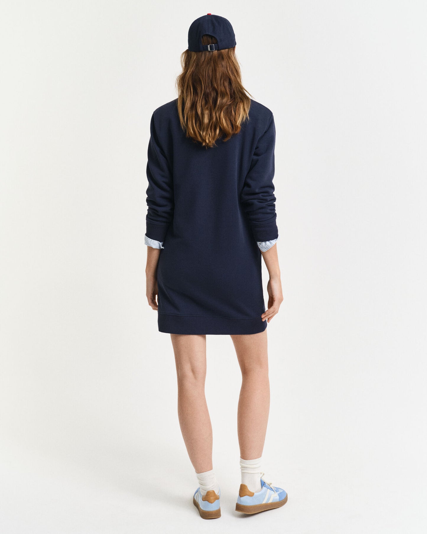 Shield Crew Neck Sweatkleid