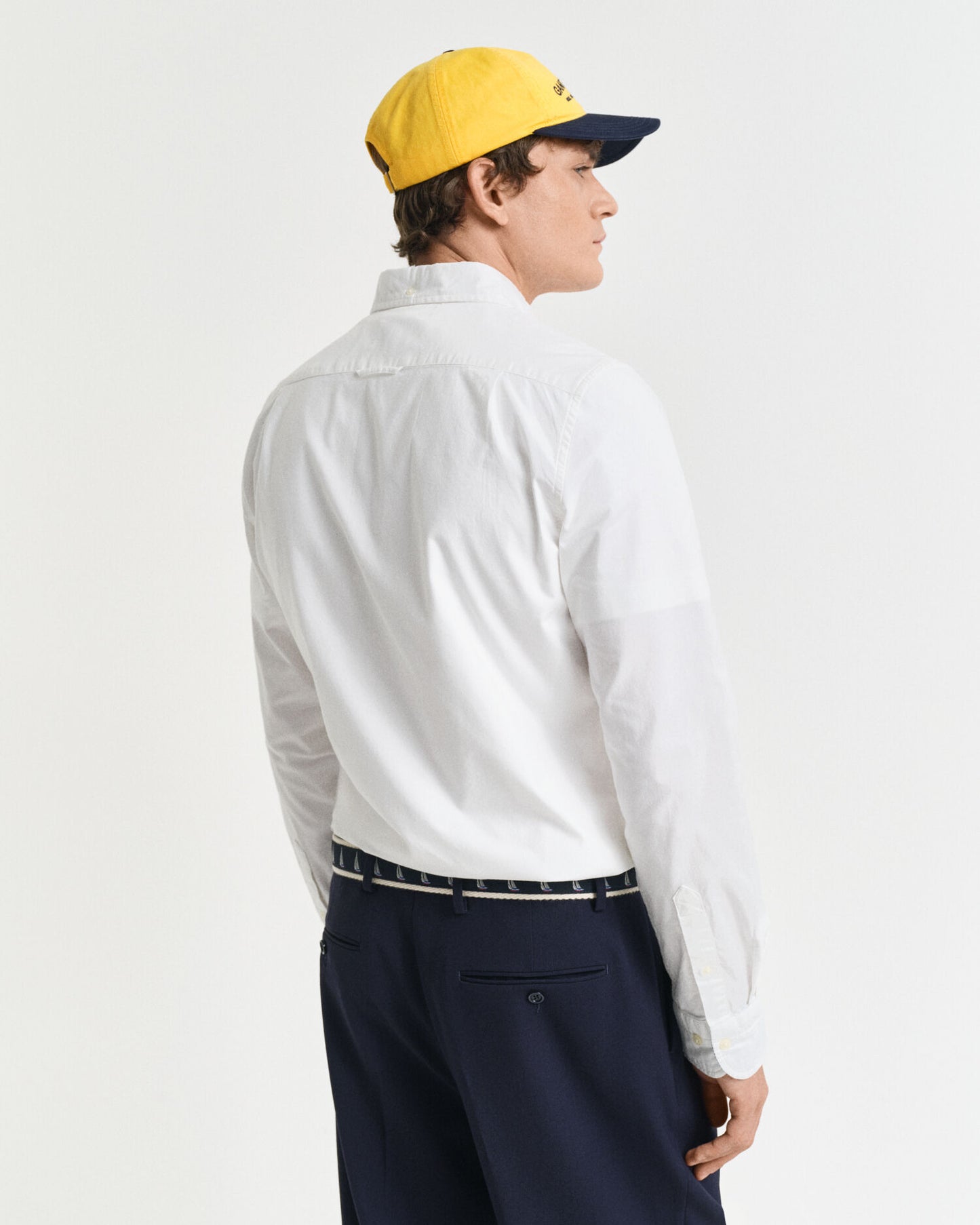 Slim-Fit-Oxford-Stretchhemd