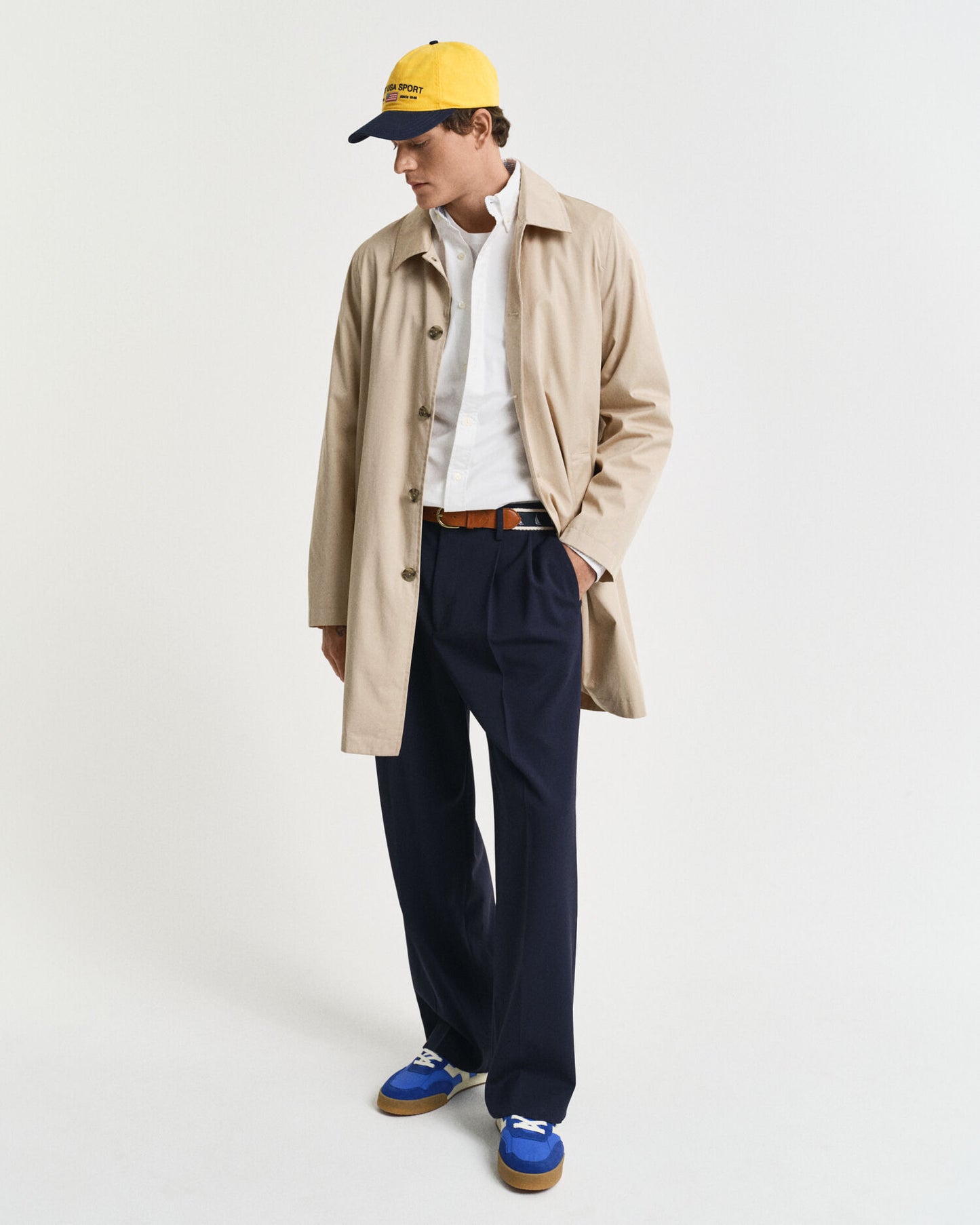 Slim-Fit-Oxford-Stretchhemd