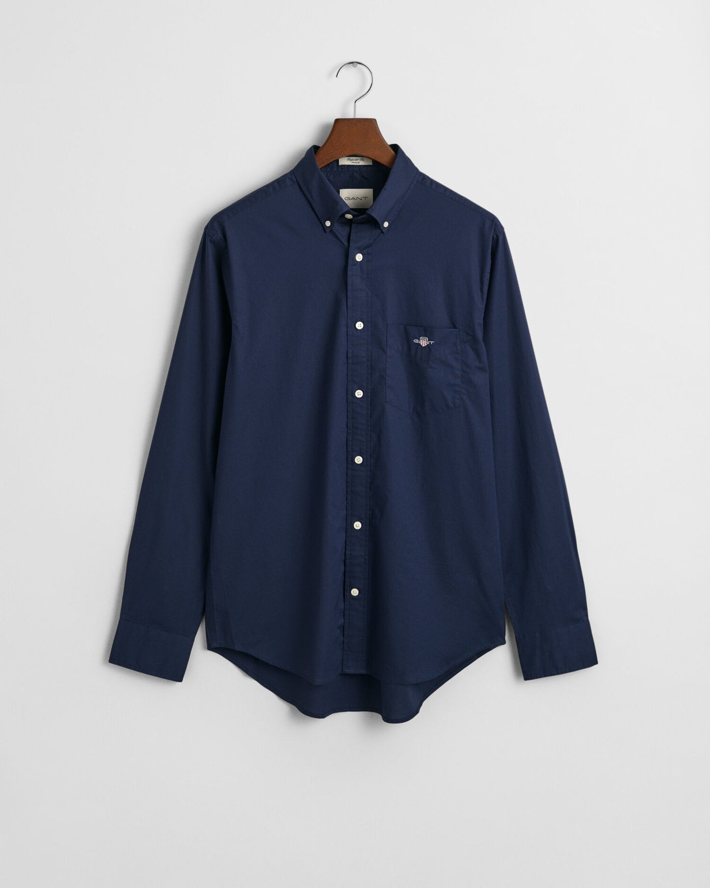 Chemise classique popeline coupe droite