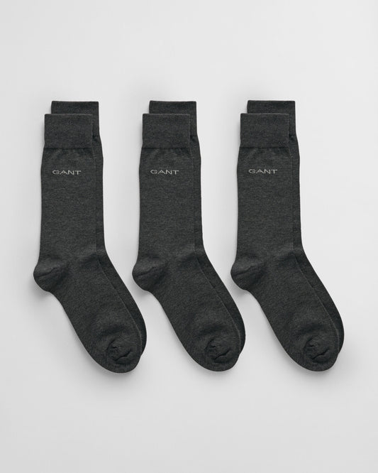 3er-Pack Socken aus merzerisierter Baumwolle