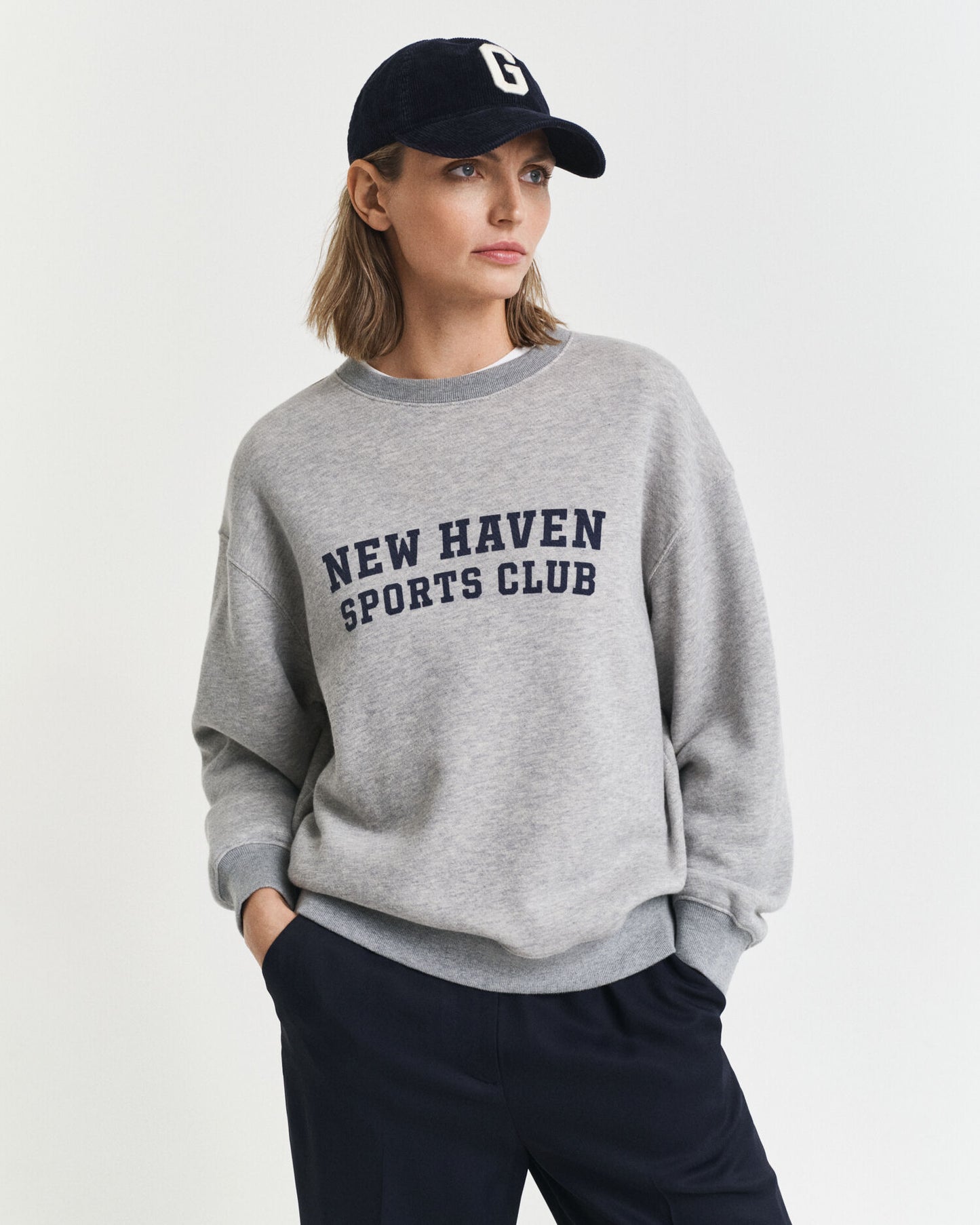 Sweat-shirt ras-du-cou imprimé
