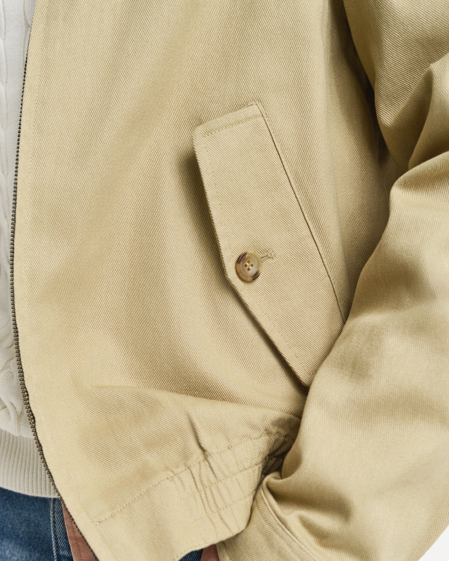 Veste en twill de coton