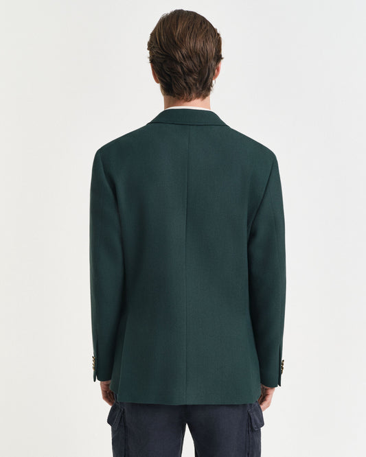 Schmal geschnittener Baumwoll-Club-Blazer