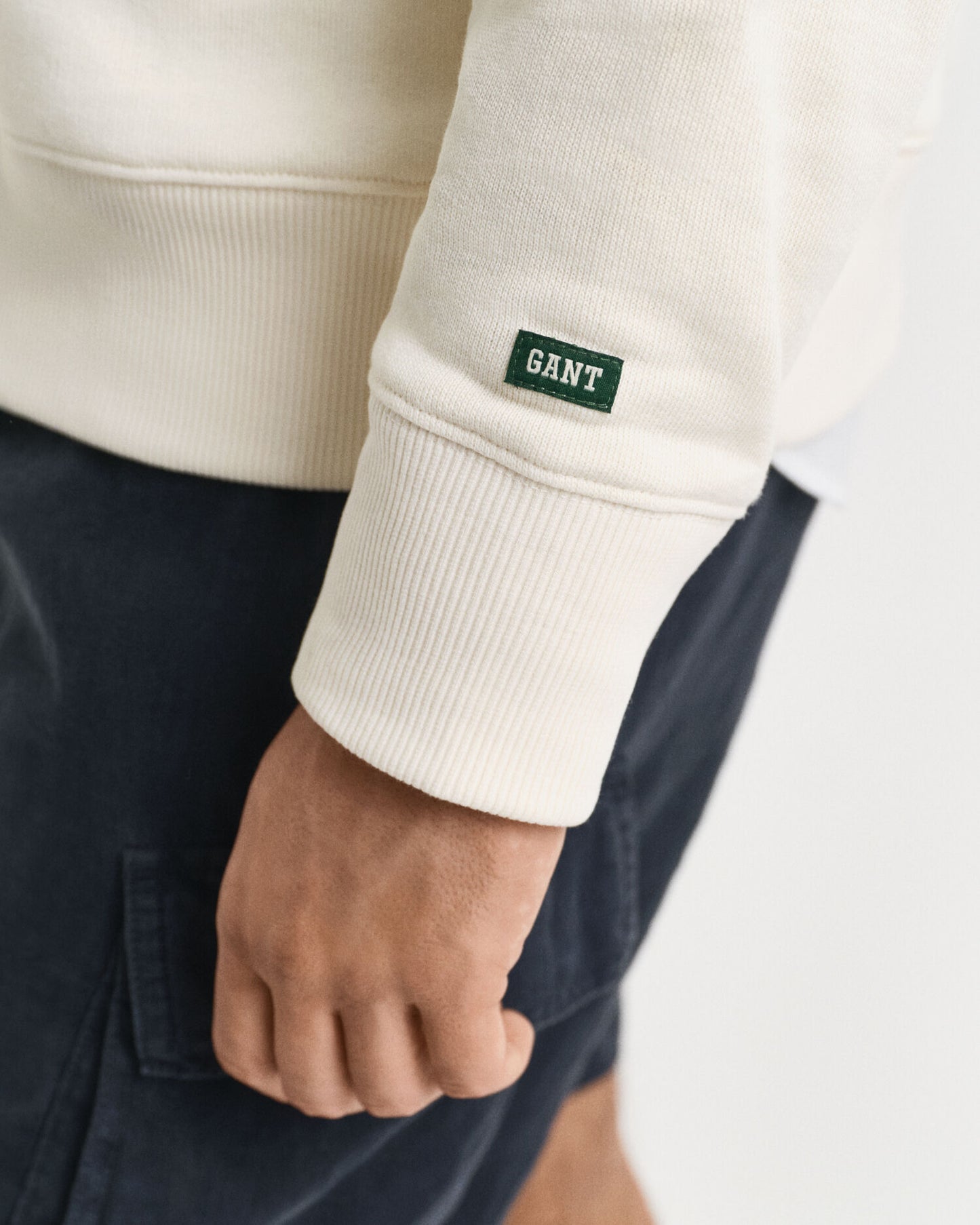 Sweat-shirt à col rond imprimé