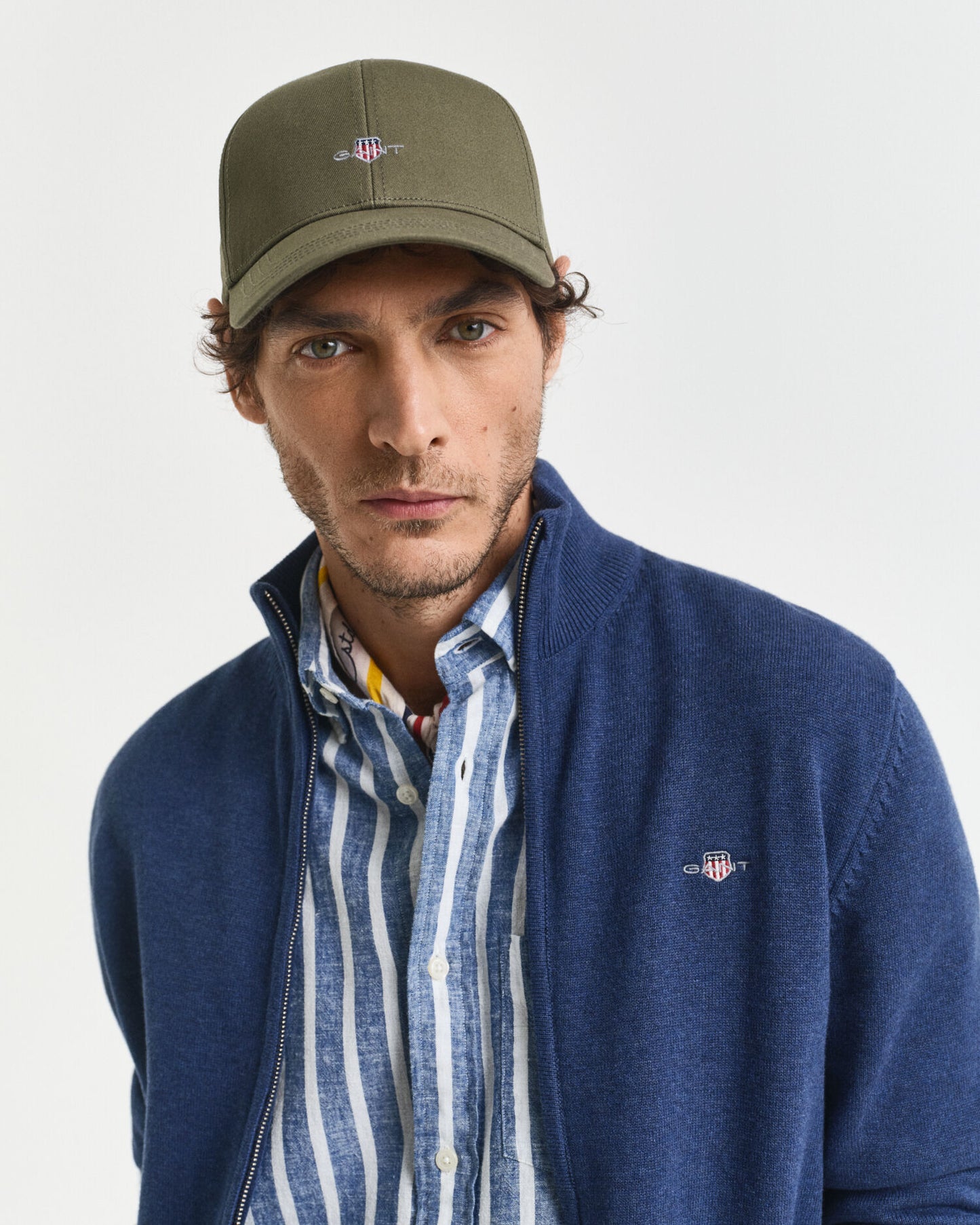 Casquette en twill de coton épais Shield