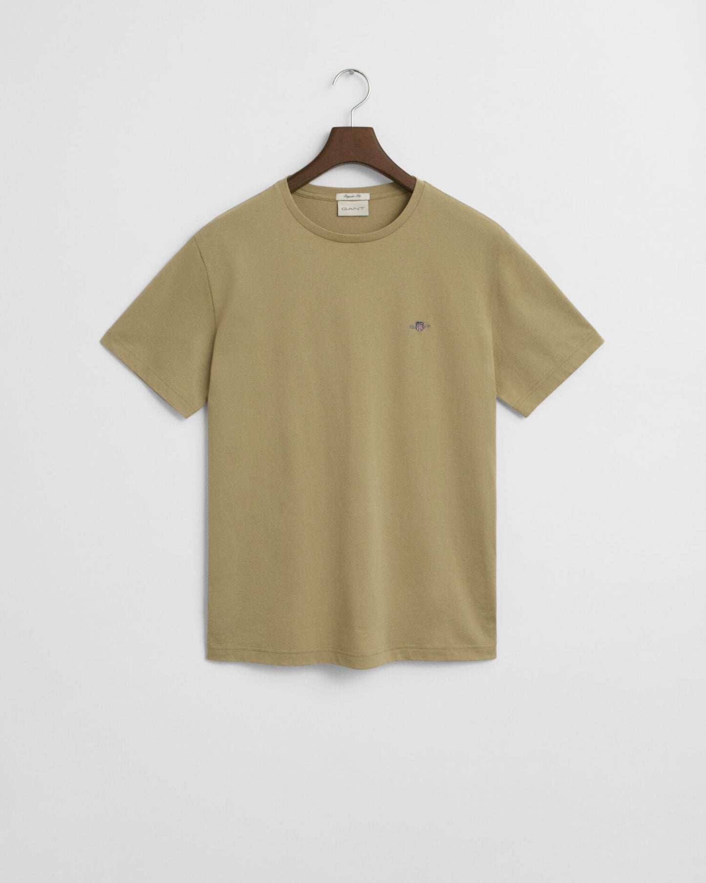 T-shirt Regular Coupe Droite avec Écusson