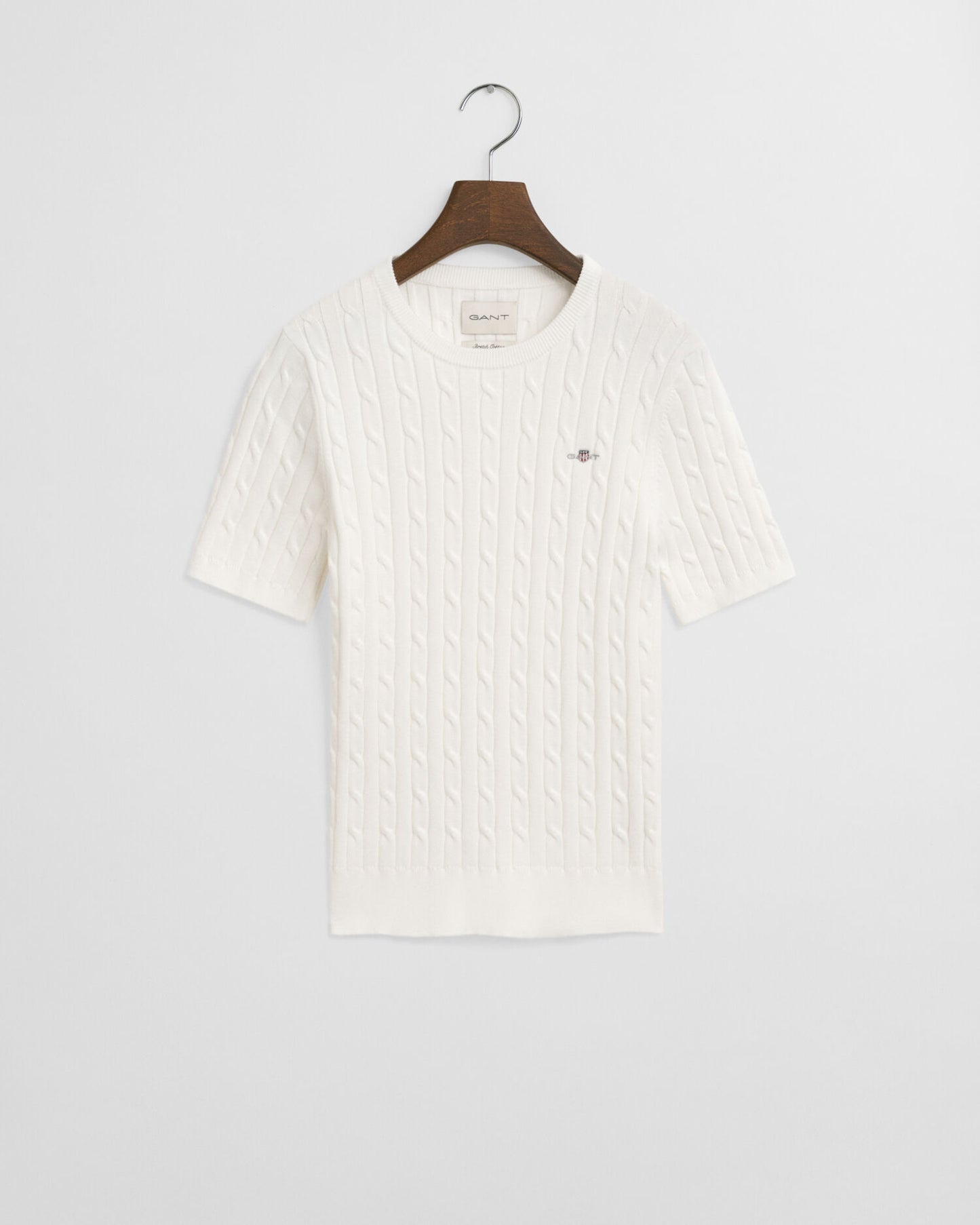 Pull en maille torsadée de coton stretch