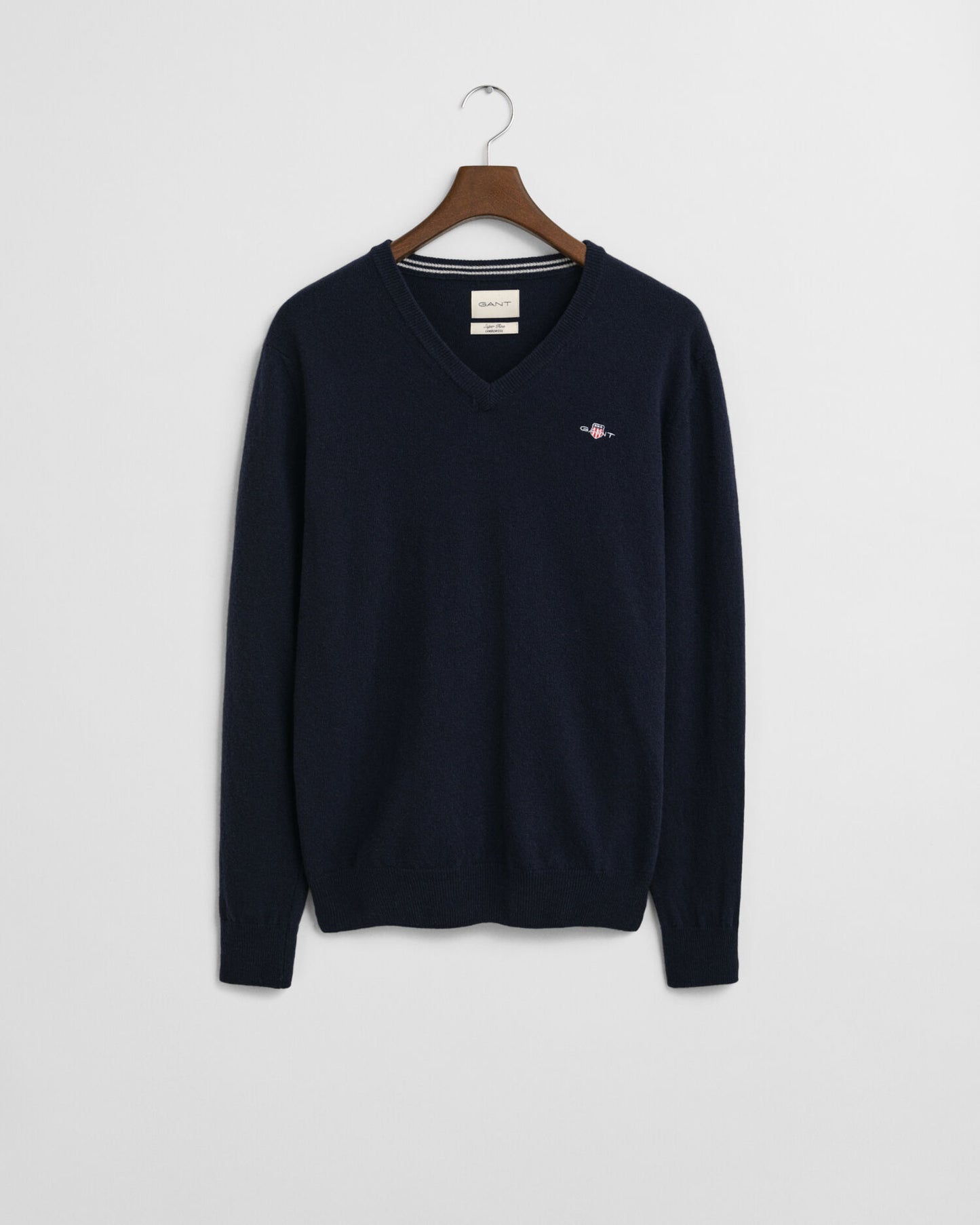 Superfeiner Lambswool V-Pullover