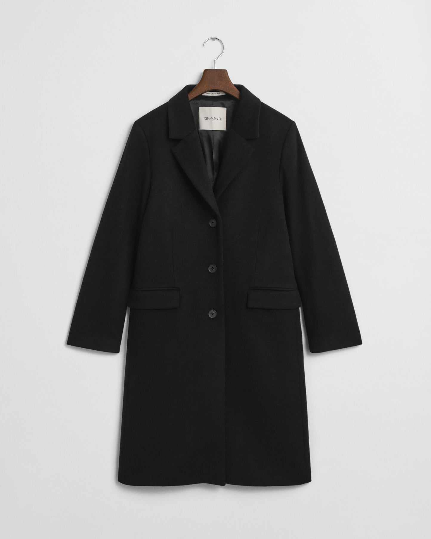 Manteau classique en mélange de laine