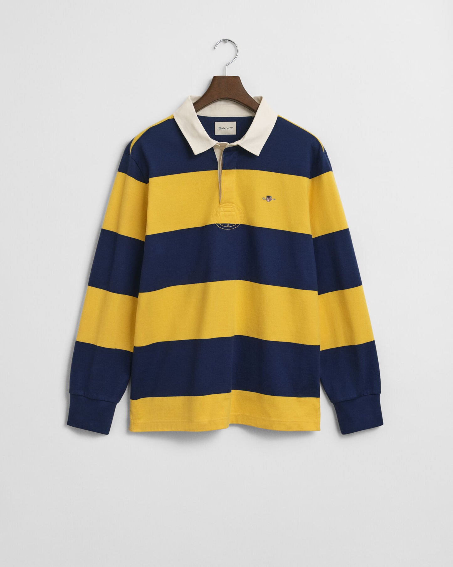 Blockgestreiftes schweres Rugbyshirt