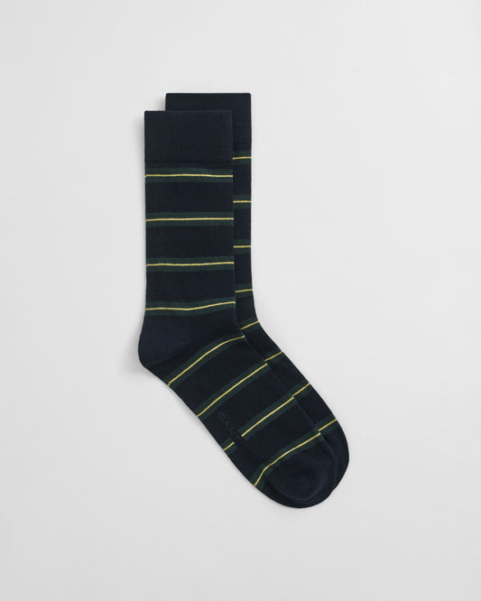 Gestreifte Socken im College-Stil