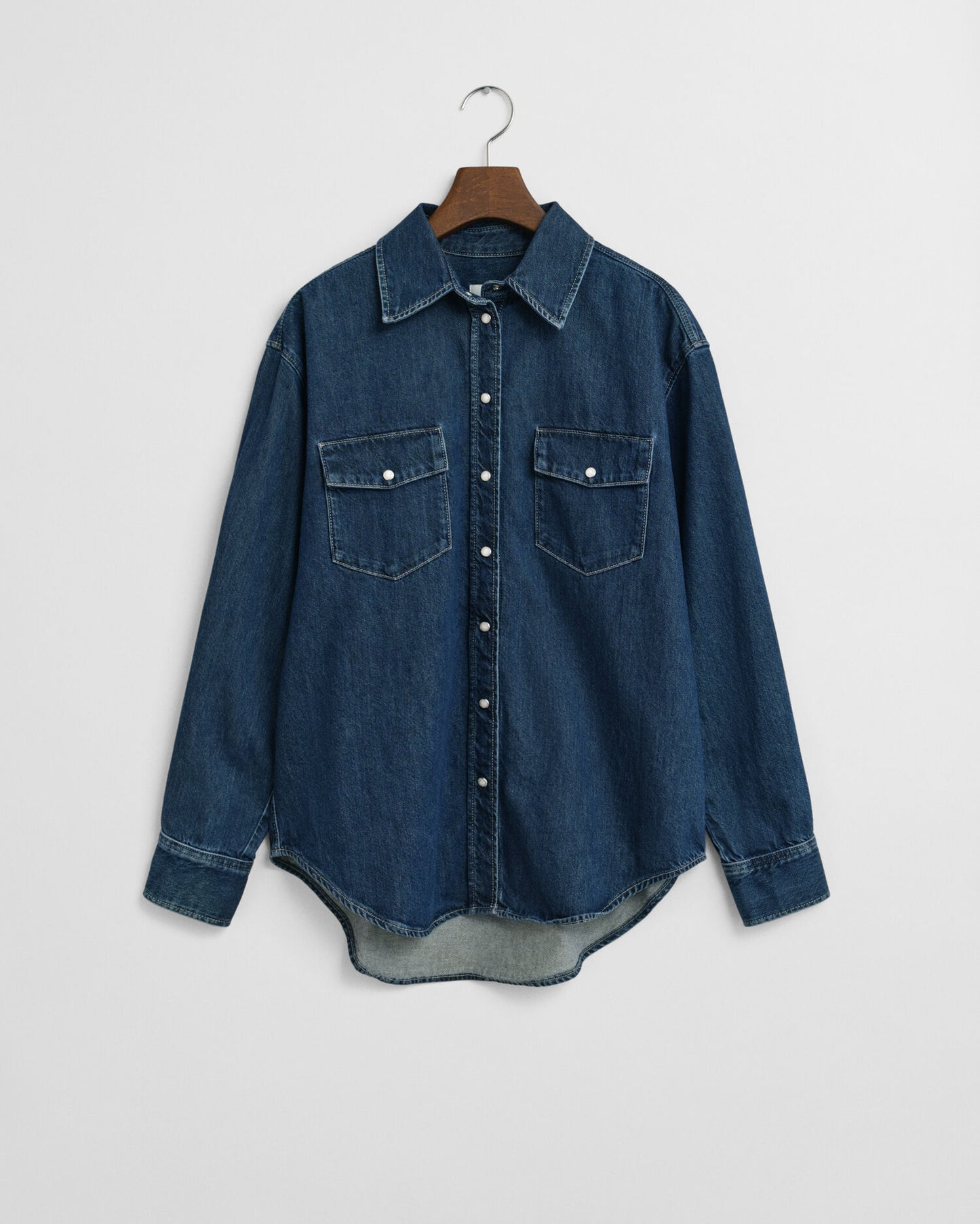Chemise en jean décontractée à poches