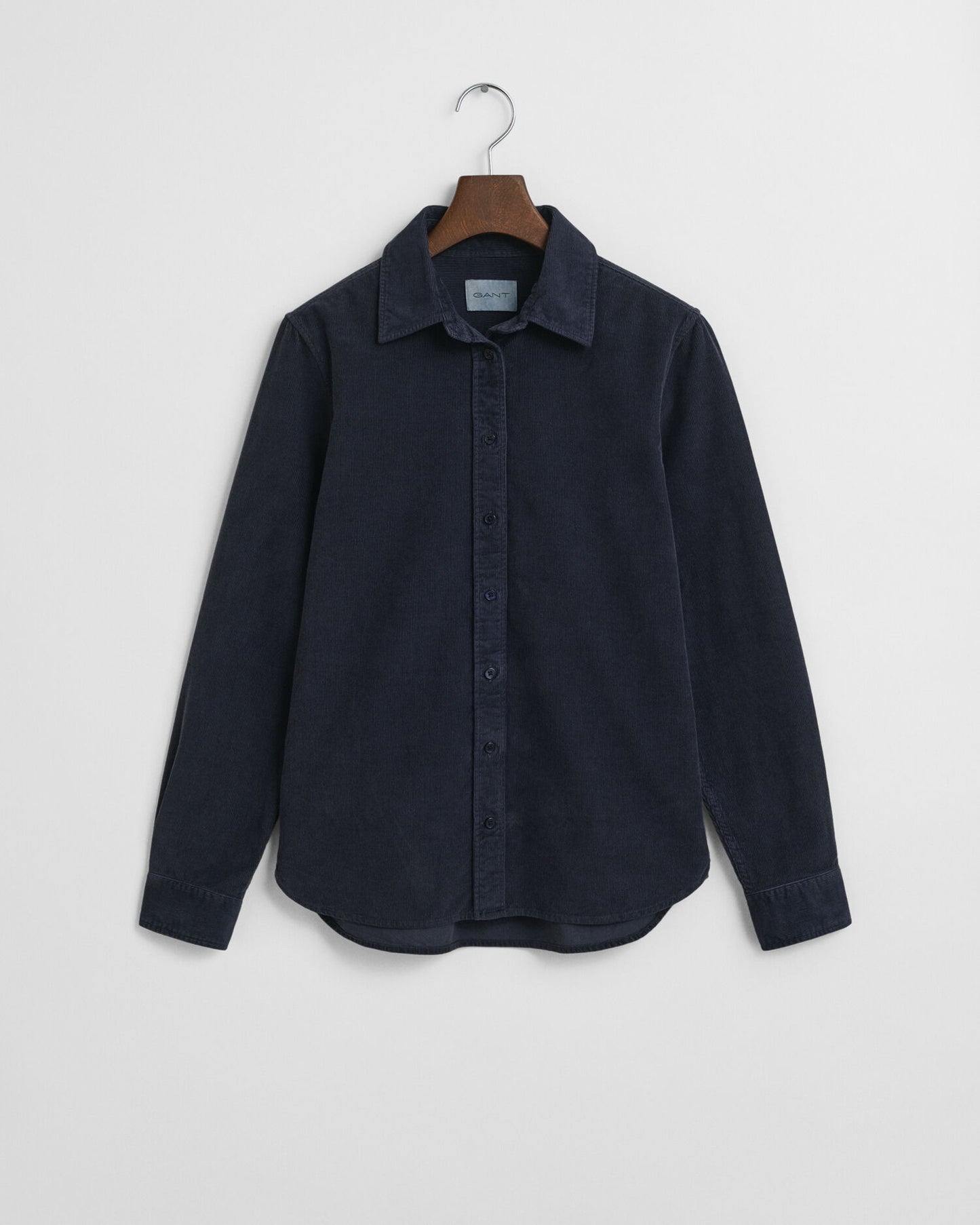 Chemise en velours côtelé coupe classique