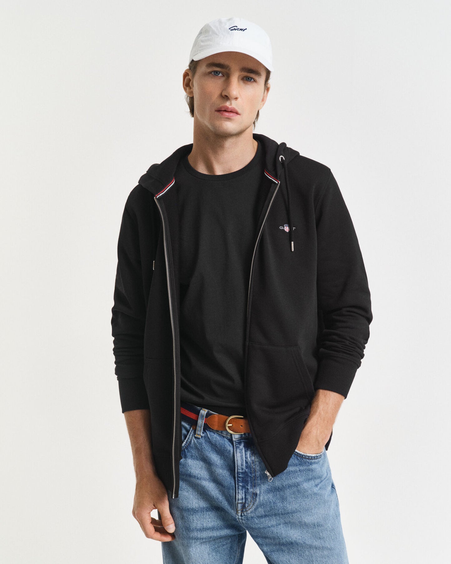 Sweat à capuche zippé Shield
