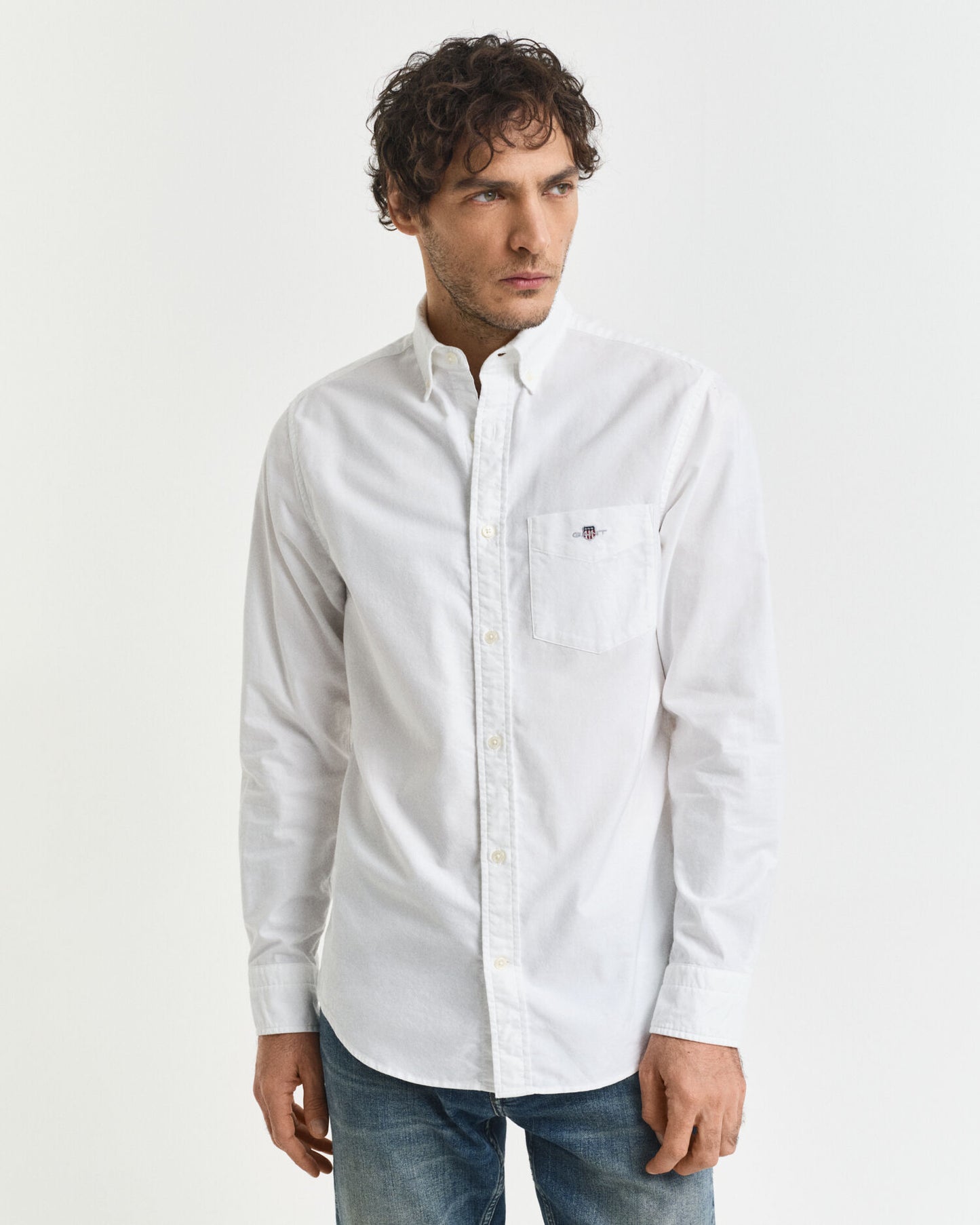 Chemise Oxford classique coupe droite