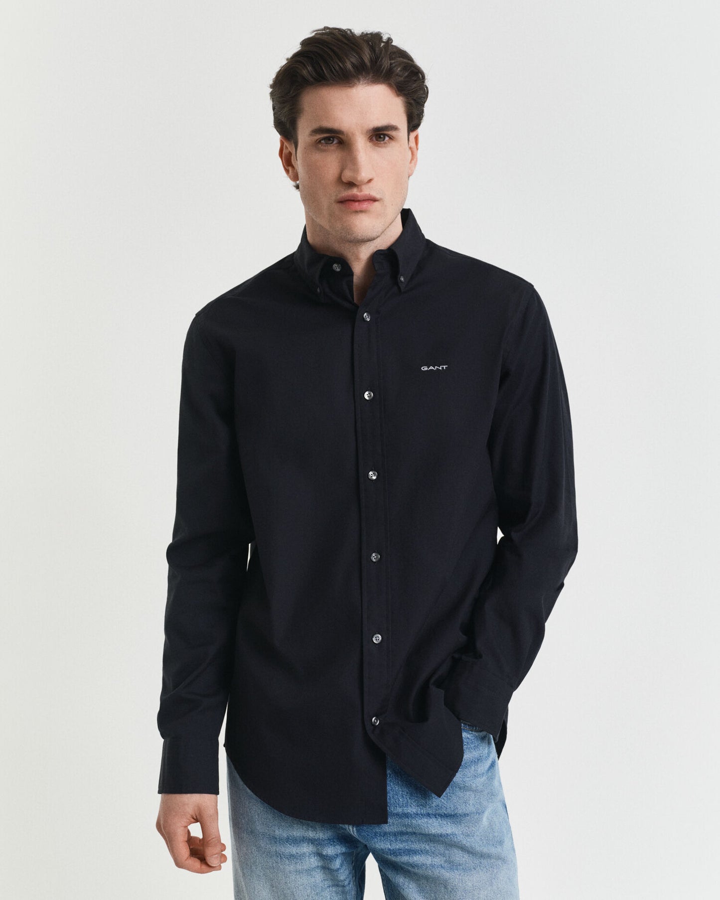 Chemise Oxford en point de pin coupe classique