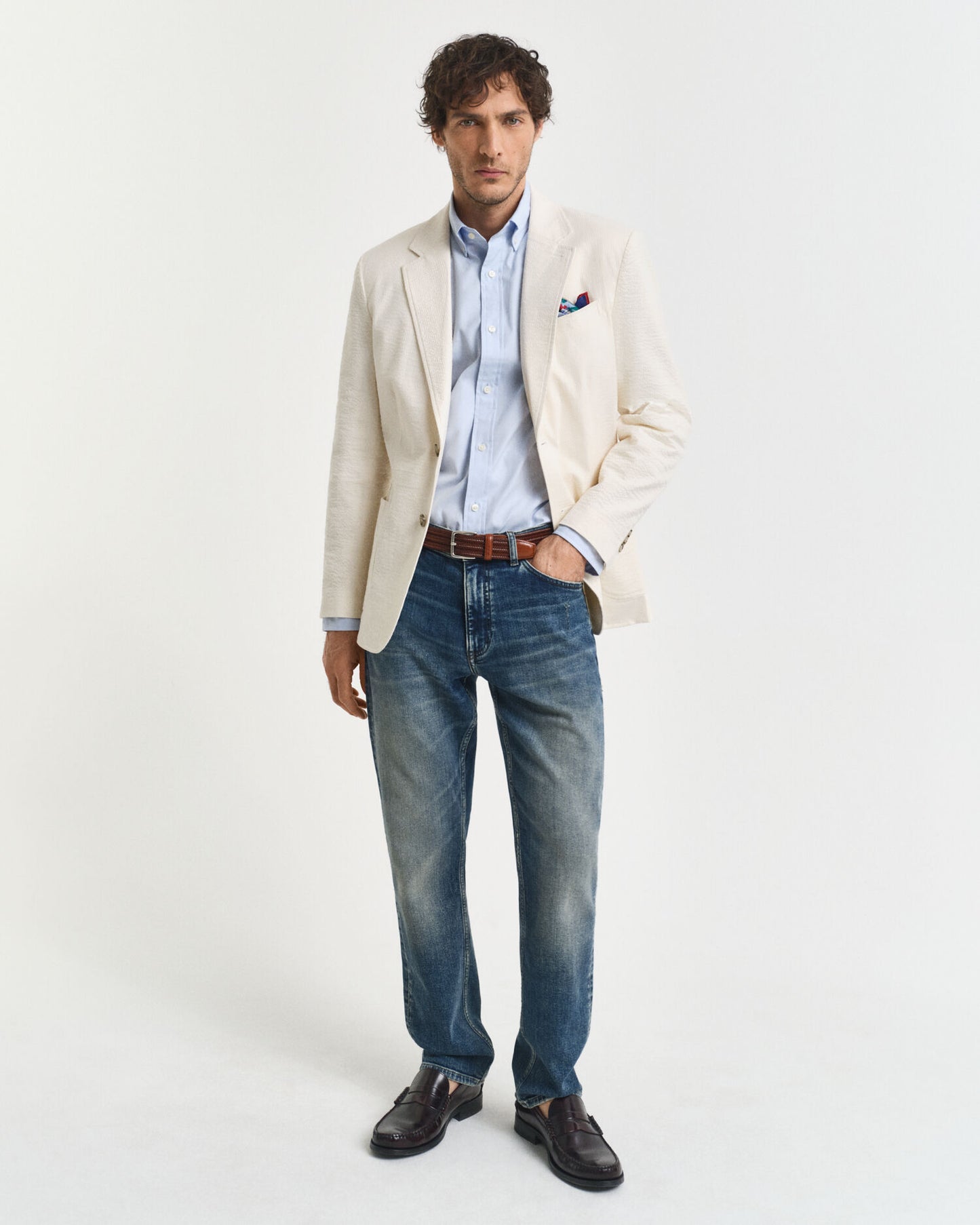 Chemise Oxford Pinpoint coupe droite