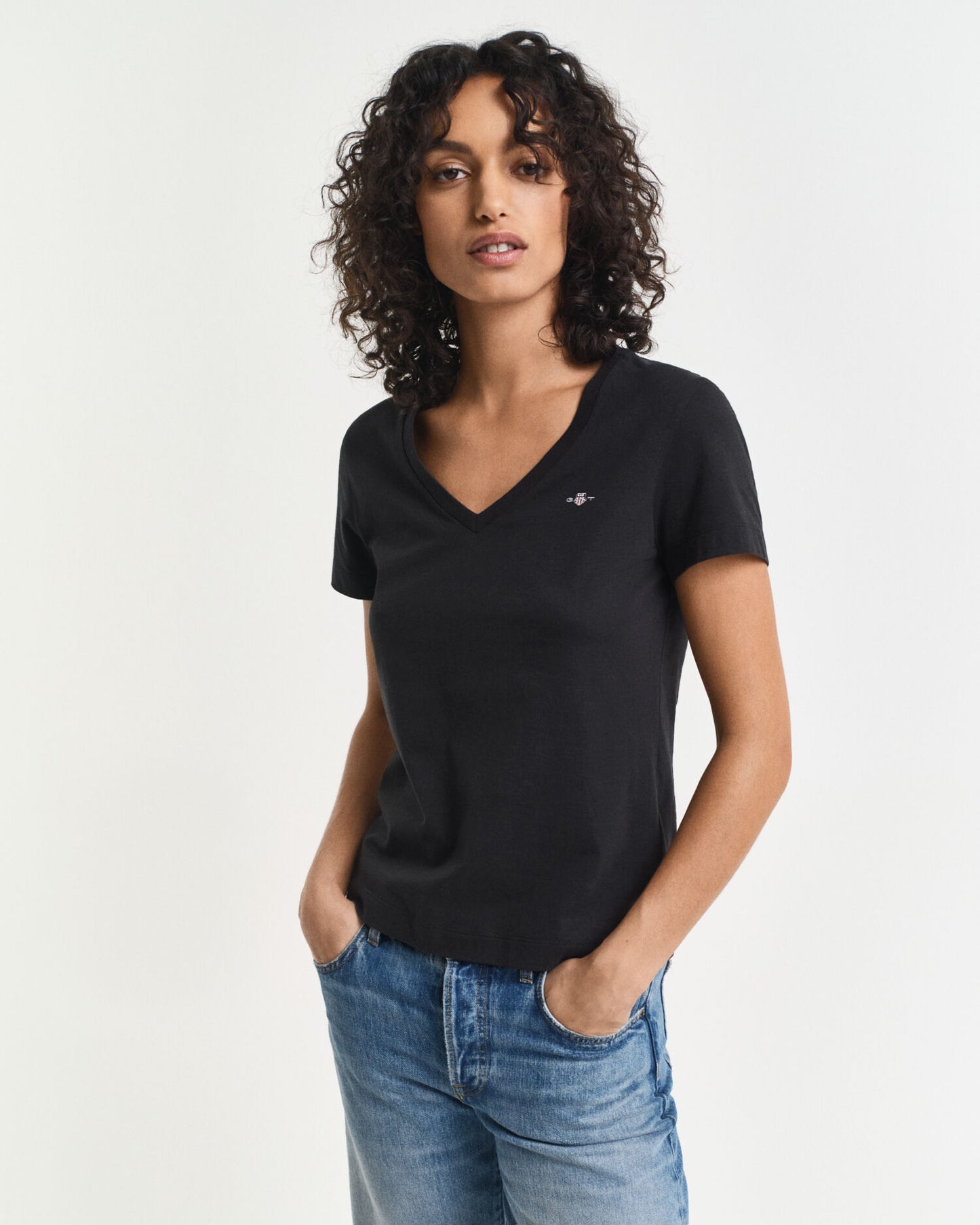 Shield V-Ausschnitt T-Shirt