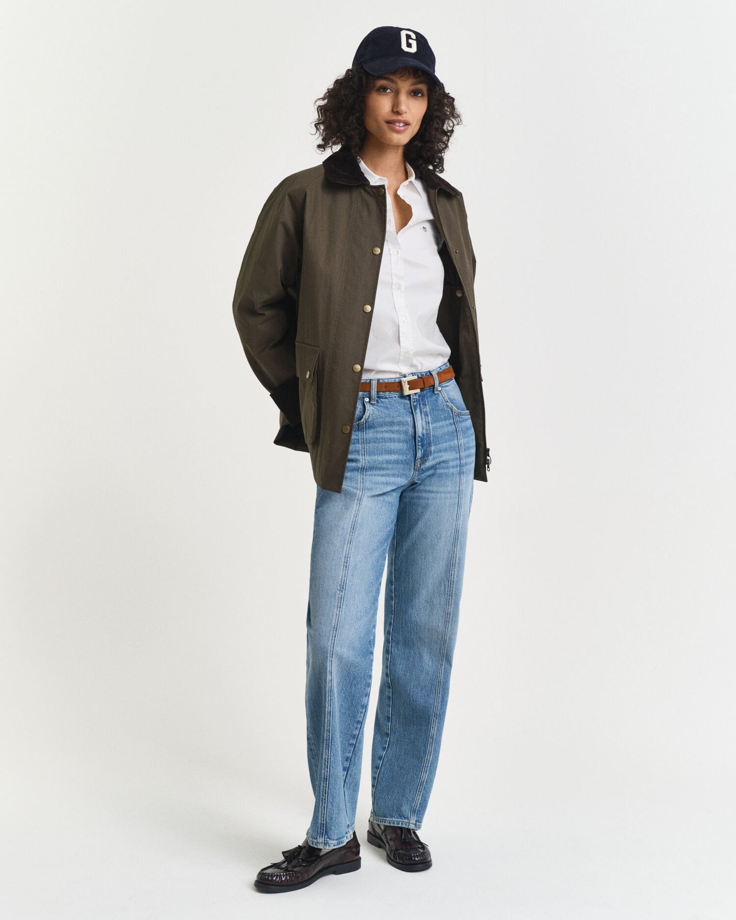 Slim Fit Stretch Oxford-Hemd