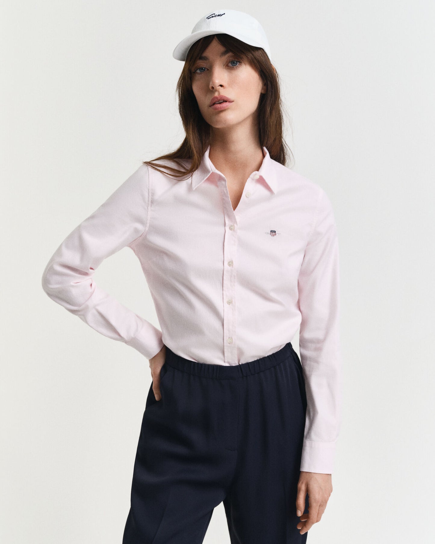 Slim Fit Stretch Oxford-Hemd
