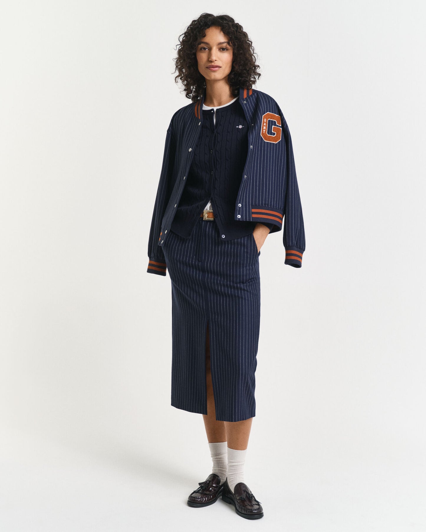 Cardigan en maille torsadée de coton stretch