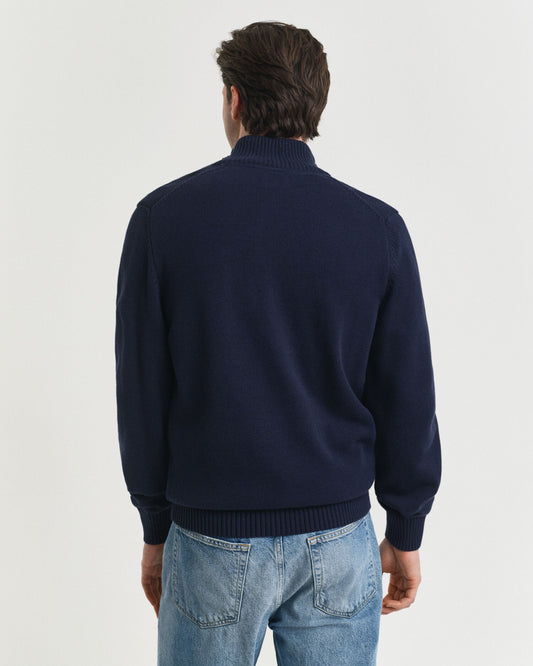 Freizeit-Baumwoll-Half-Zip-Pullover
