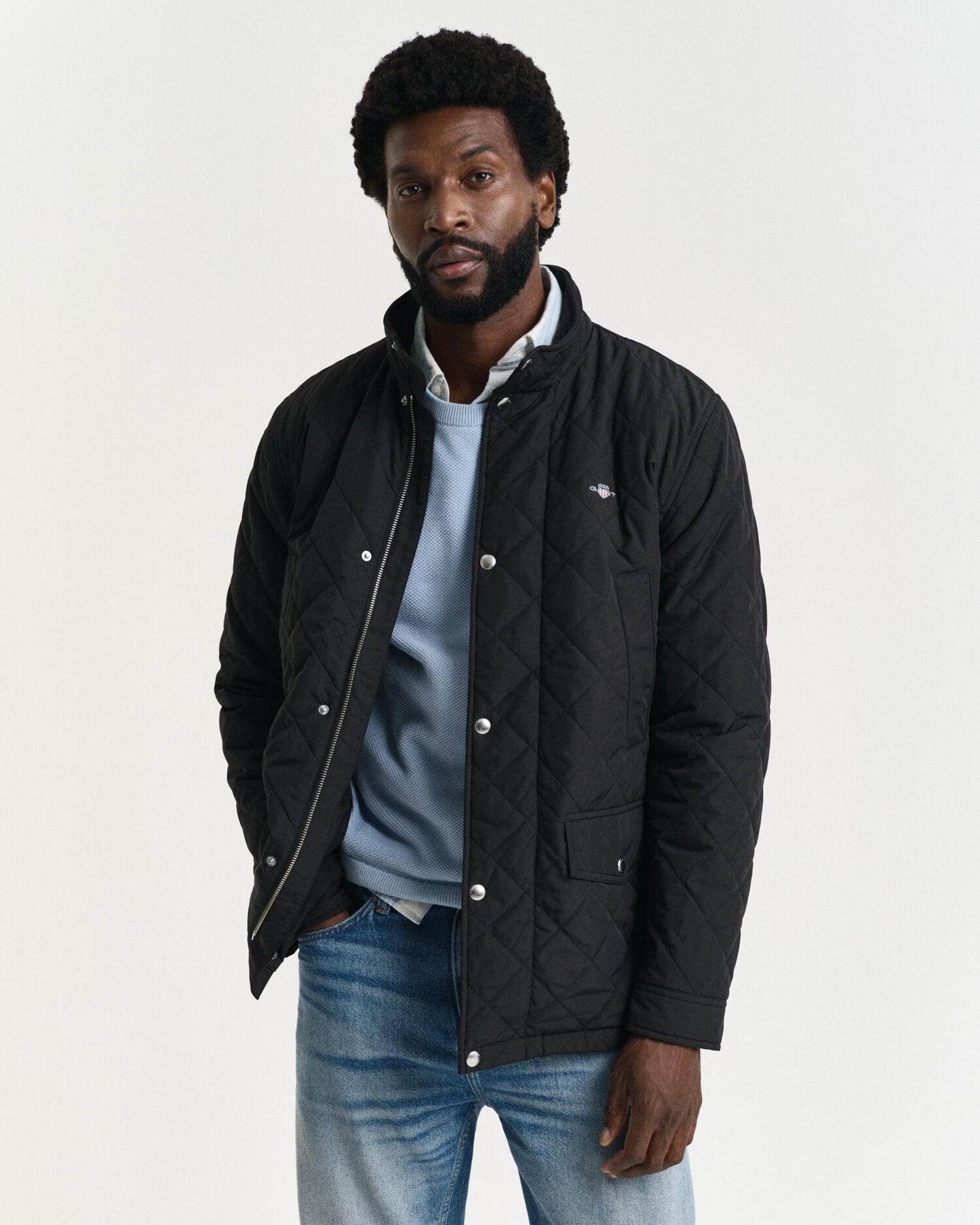 Gesteppte Windjacke Mittellang