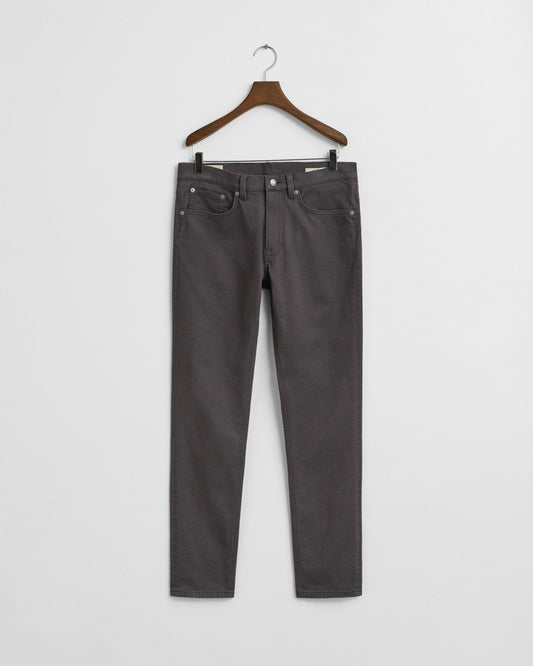 Slim-Fit-Jeans aus weichem Twill
