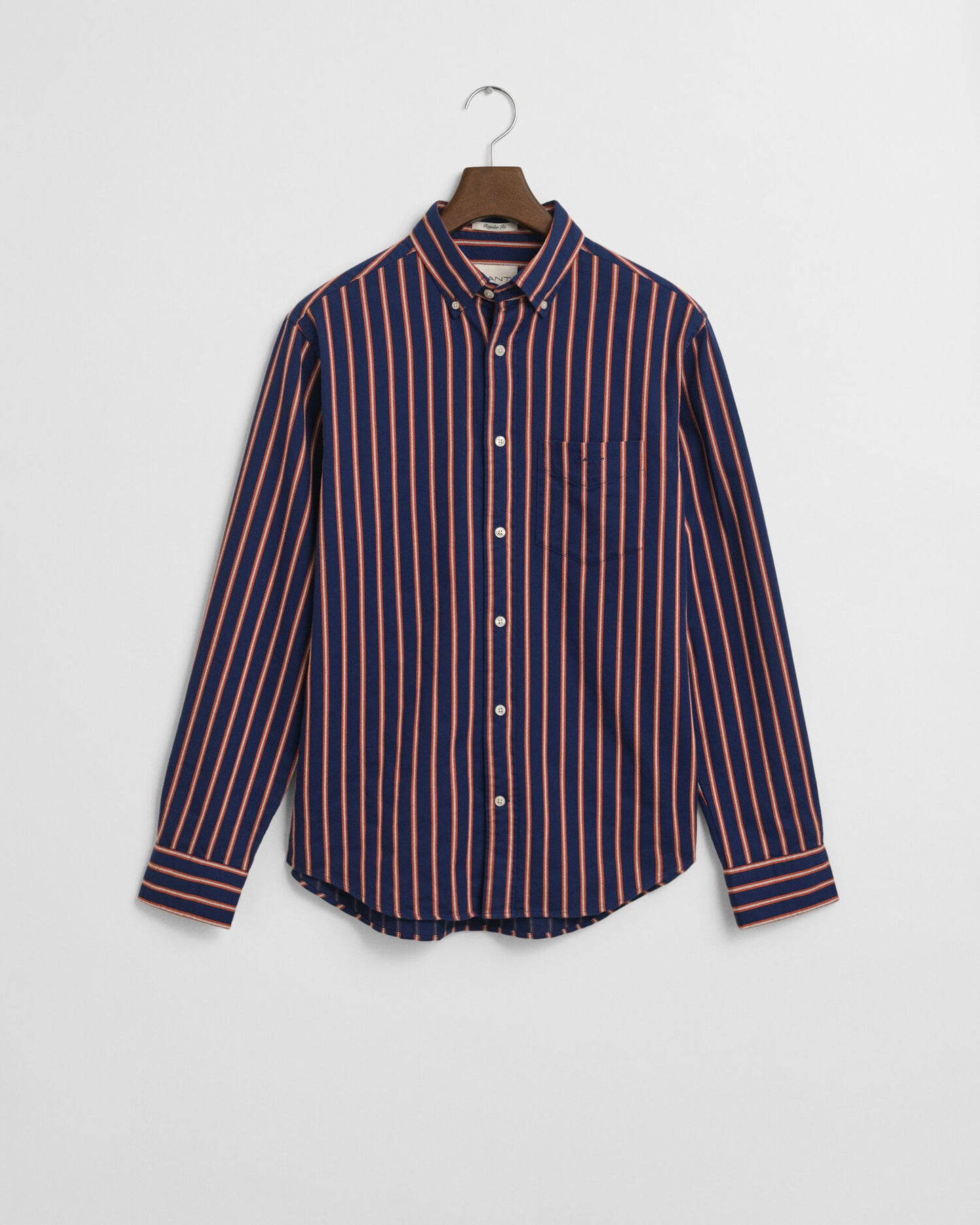 Regular Fit Hemd aus Dobby-Twill mit Streifen