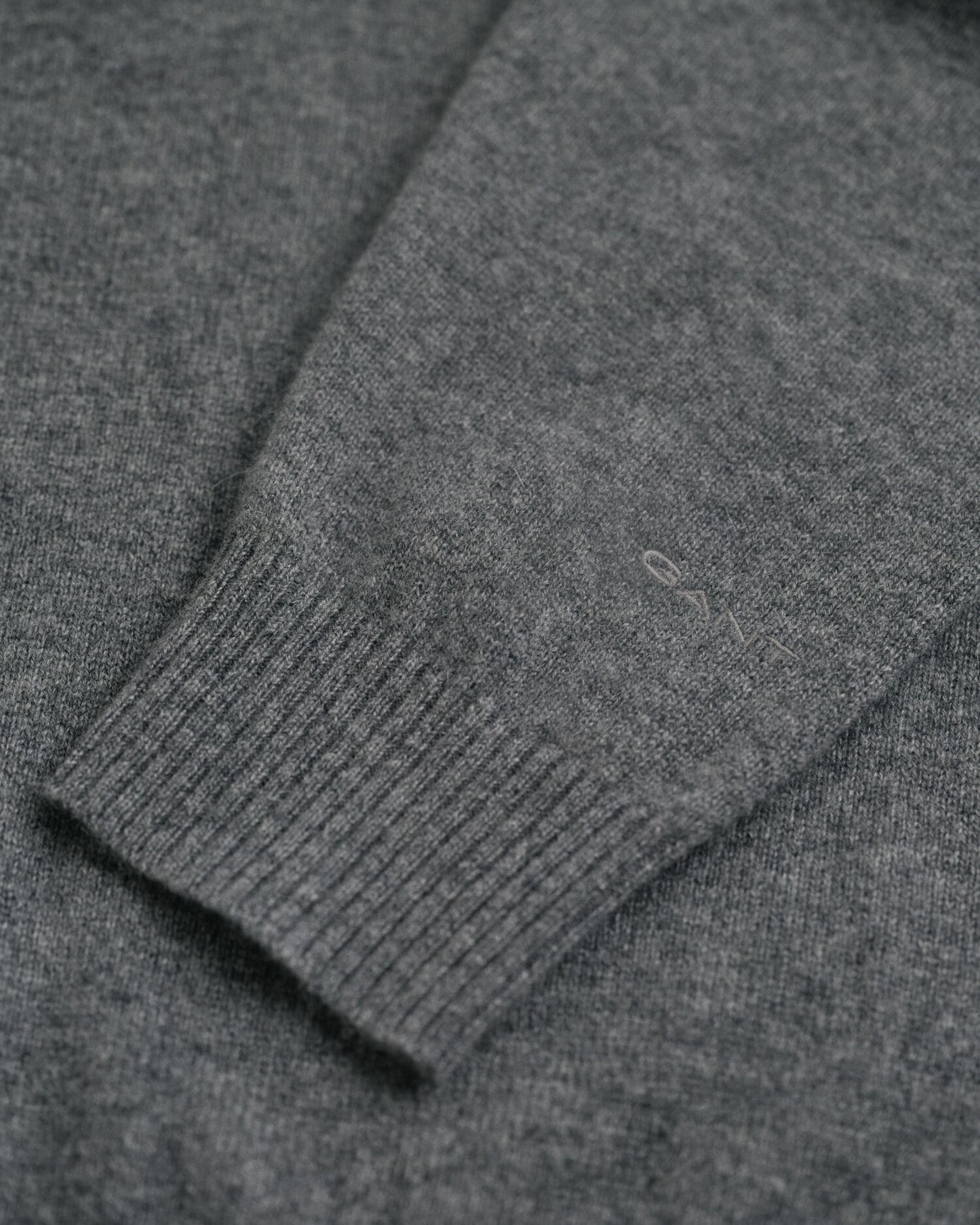 Kaschmir-Halbreißverschluss-Pullover