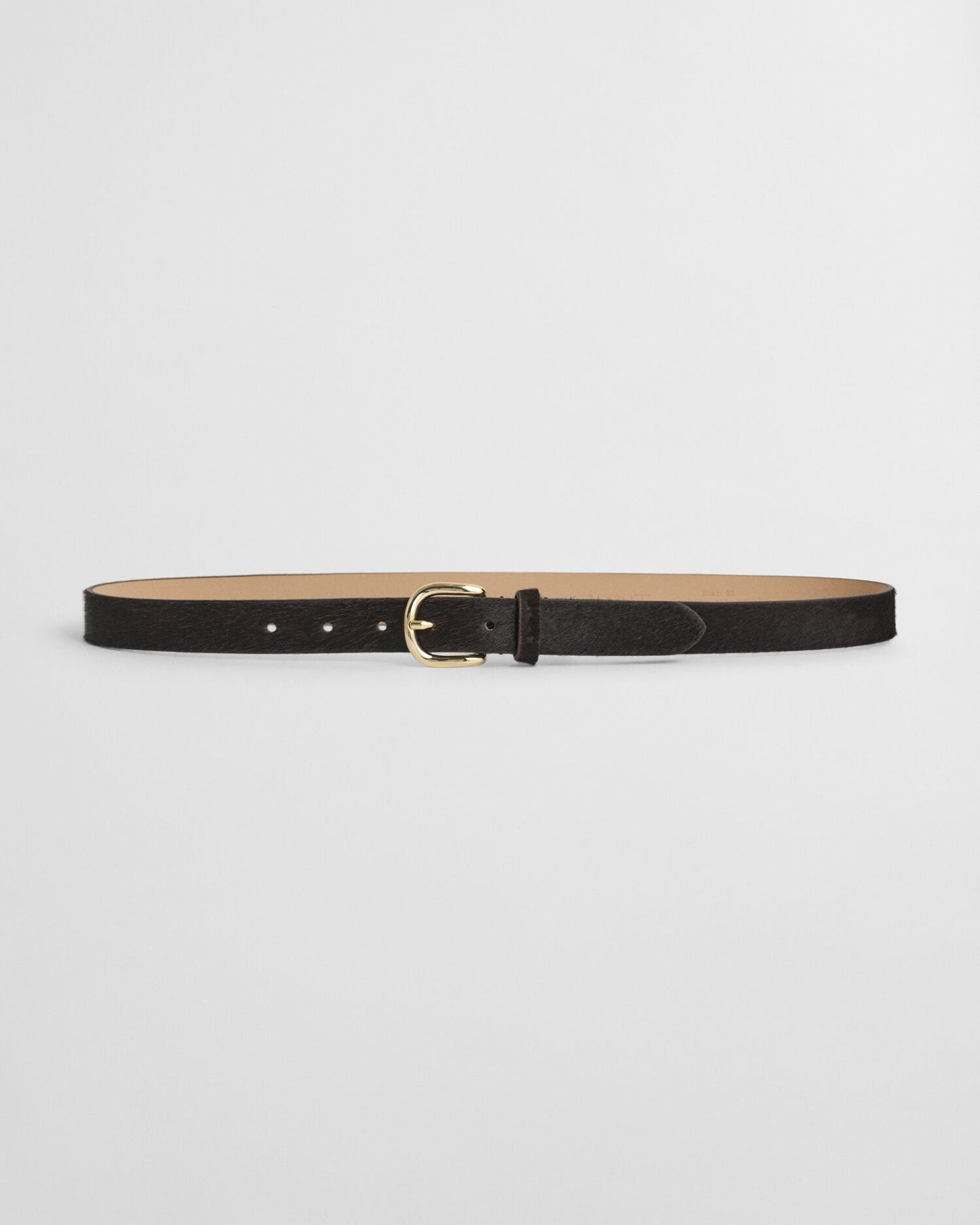 Ceinture en cuir façon poulain
