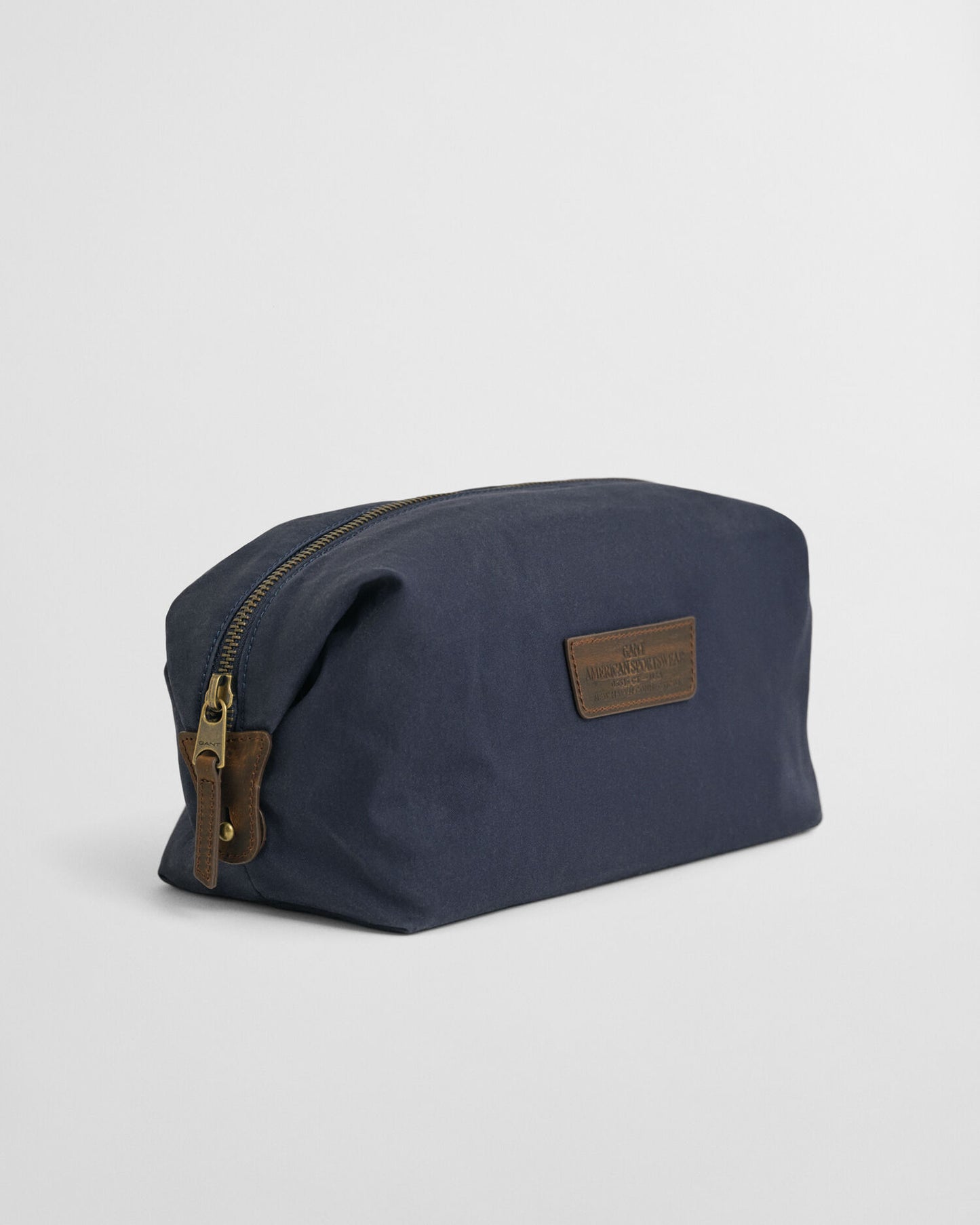 Kulturtasche aus gewachster Baumwolle