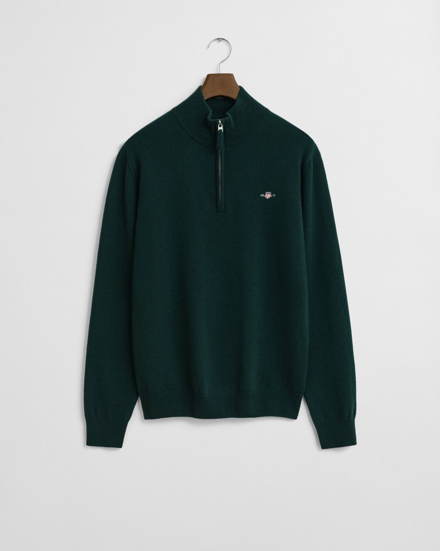 Pull demi-zip en lambswool superfine