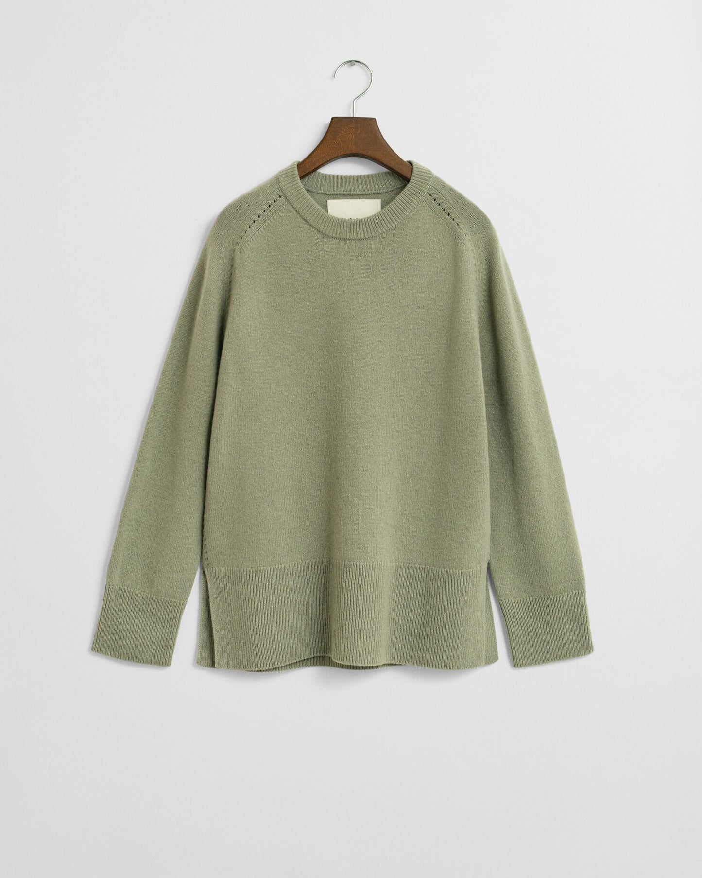 Pull ras du cou en doux mélange laine et cachemire