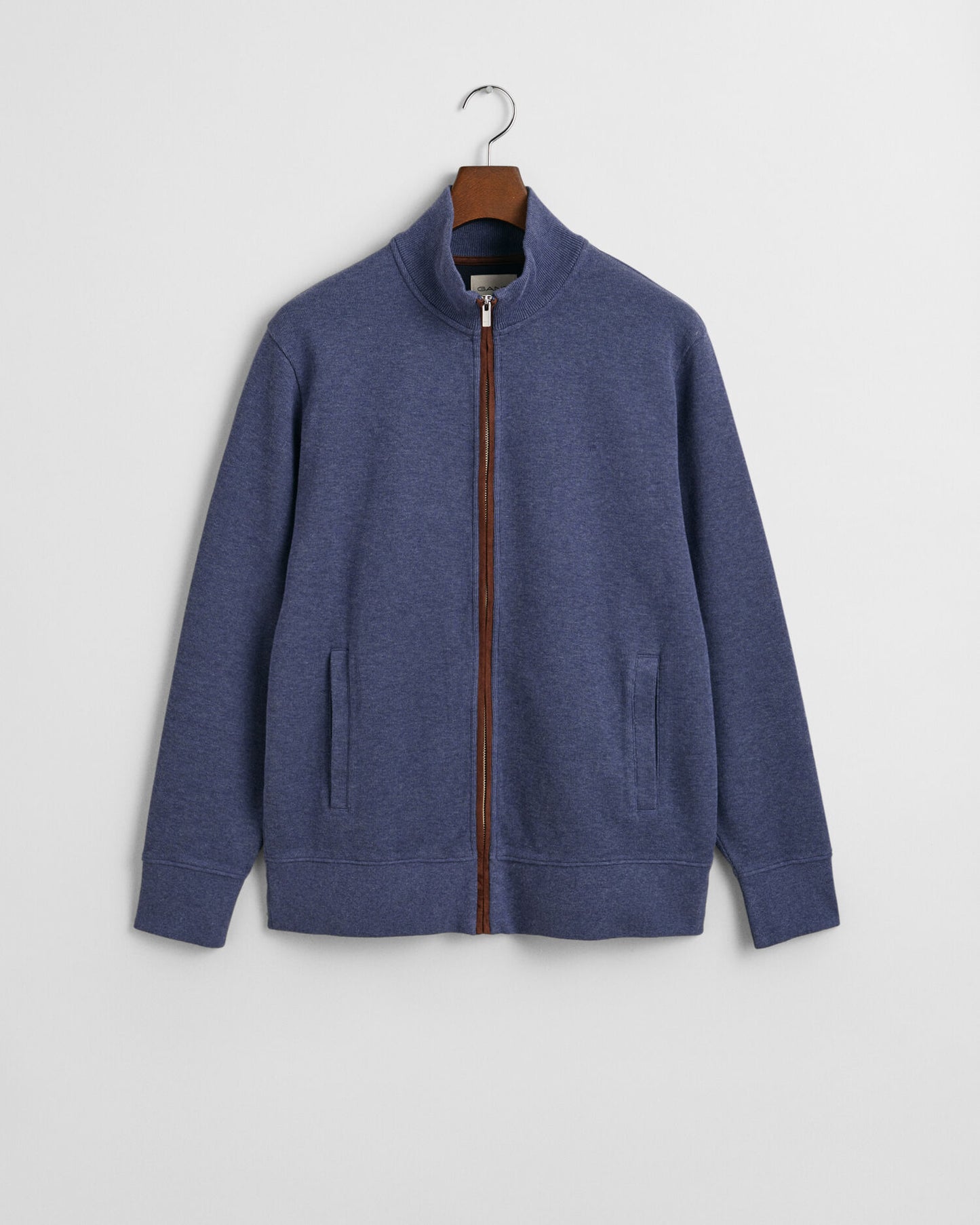 Cardigan zippé à côtes Sacker
