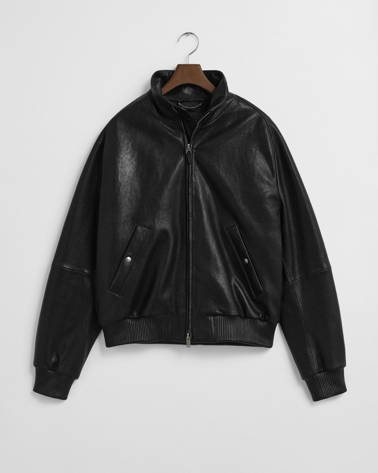 Leder-Harrington-Jacke