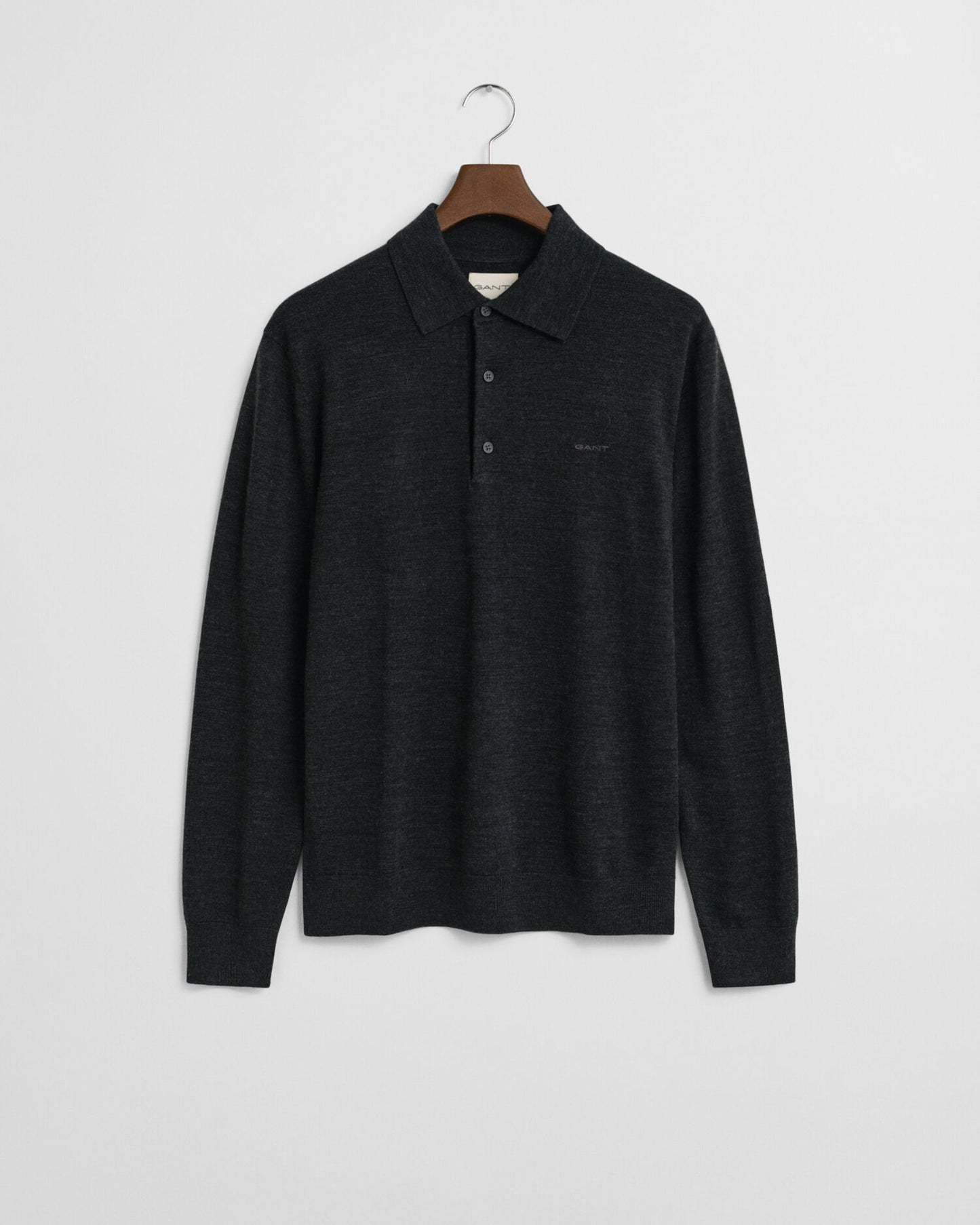 Polo-Pullover aus extrafeiner Merinowolle