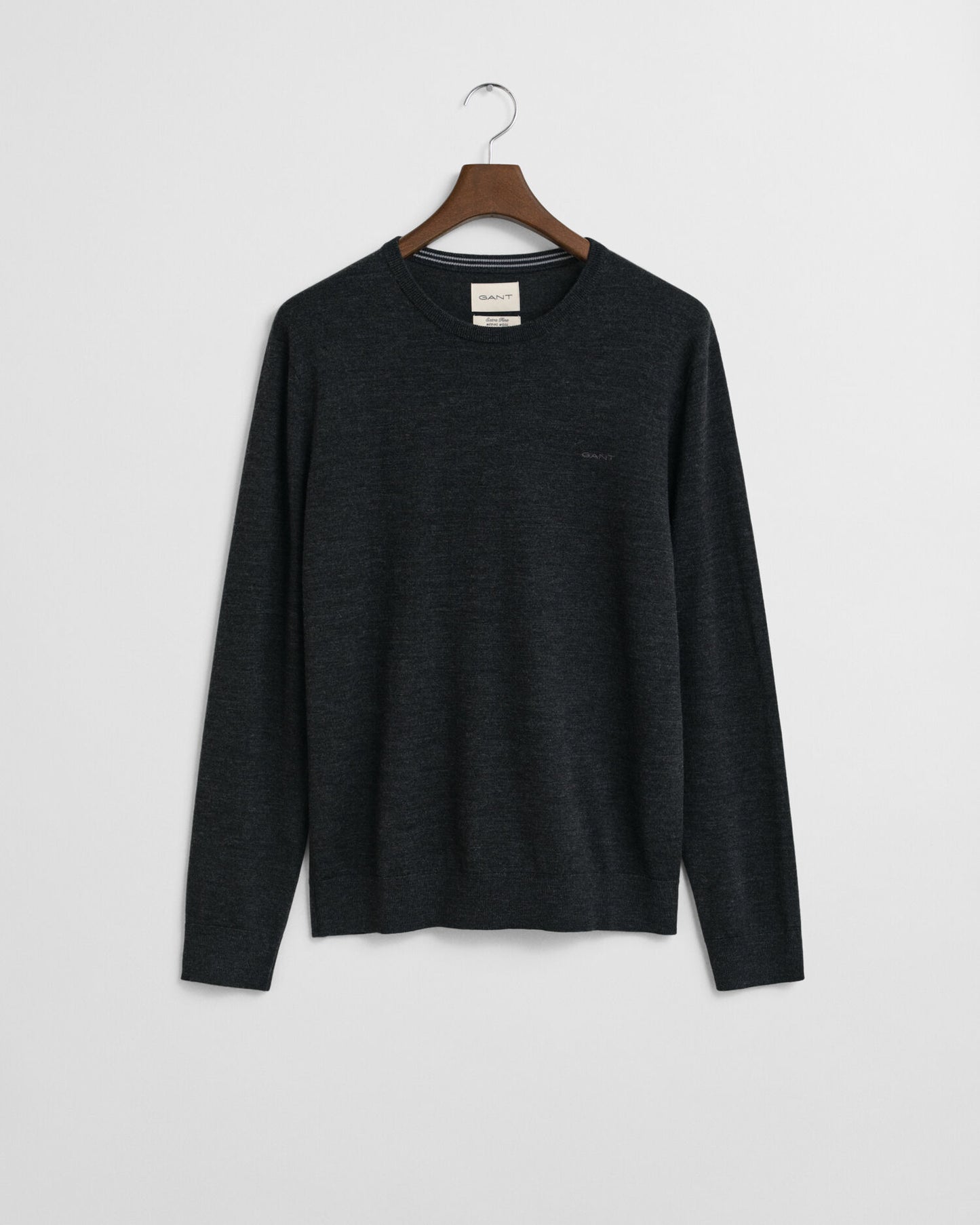 Pullover aus extrafeiner Merinowolle mit Rundhalsausschnitt