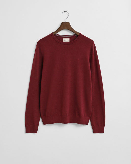 Pull ras du cou en laine mérinos extra fine