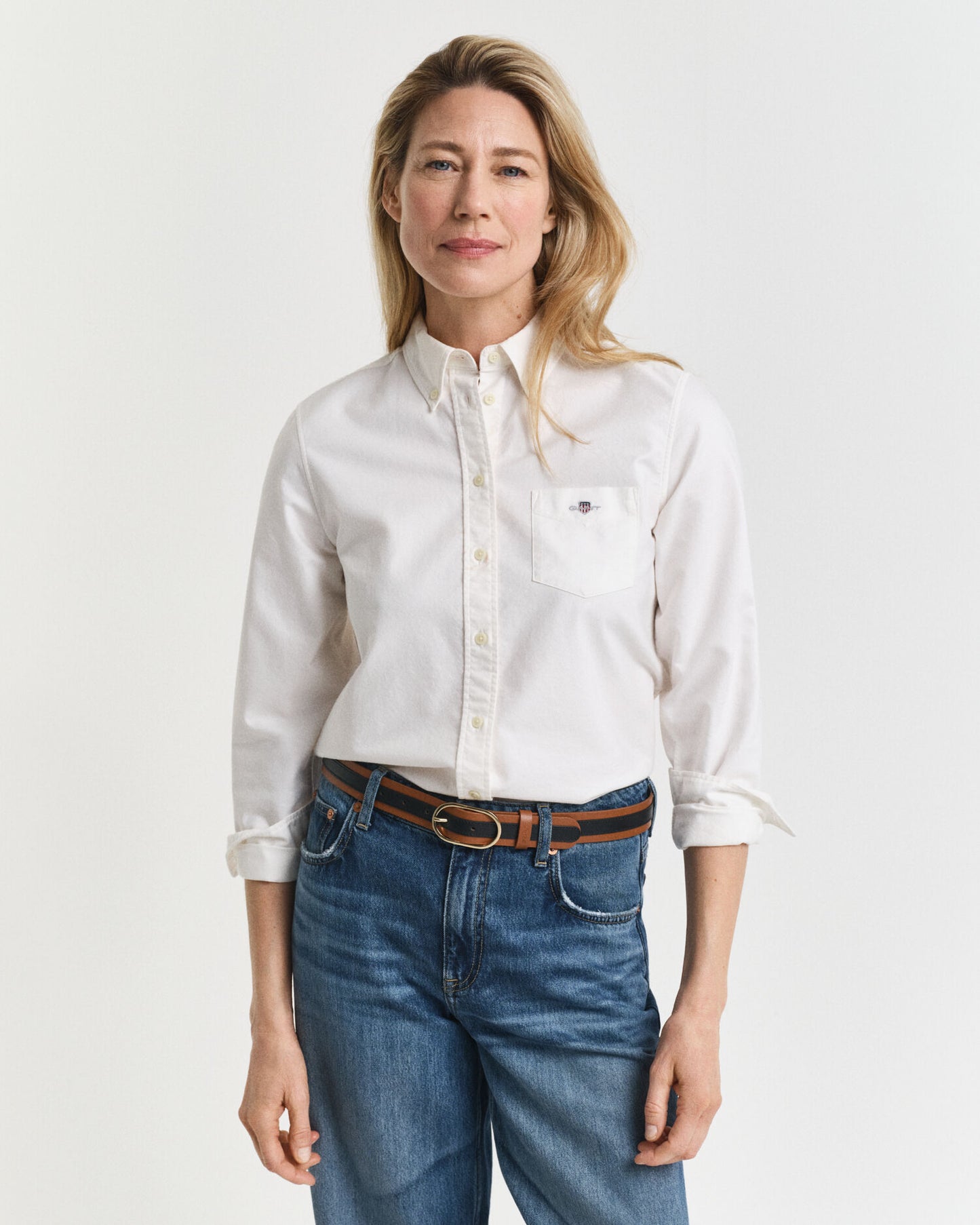 Chemise Oxford classique coupe droite